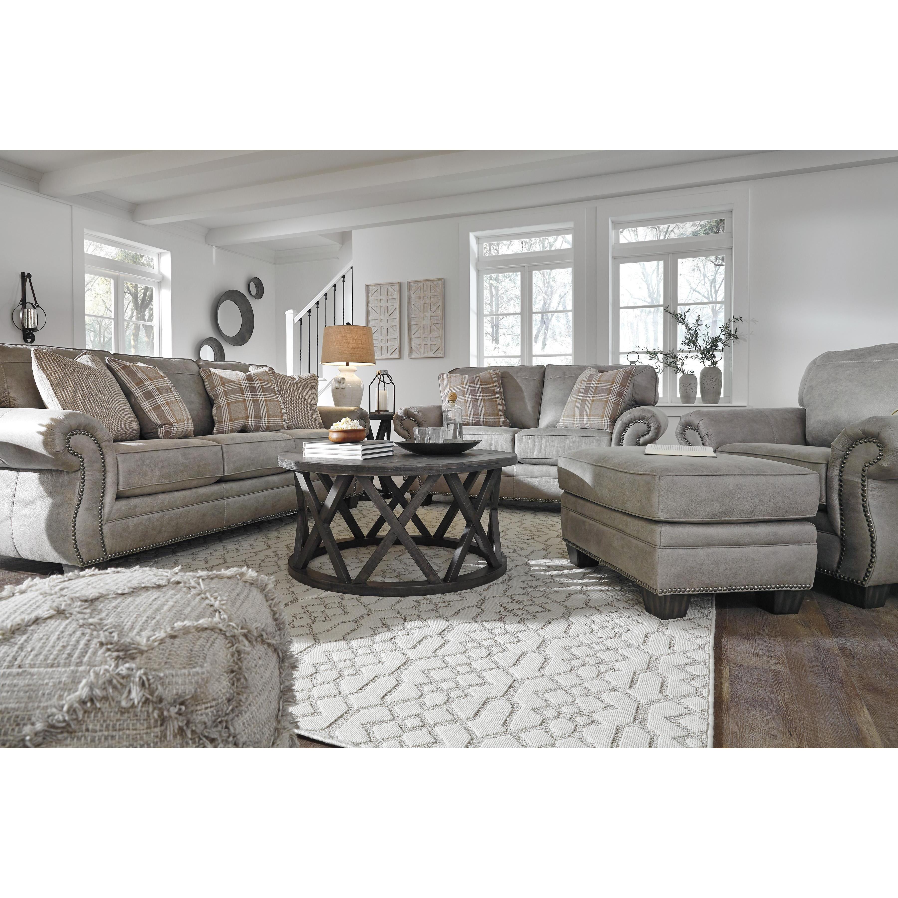 Signature Design by Ashley Olsberg 48701U6 3 pc Living Room Set IMAGE 2