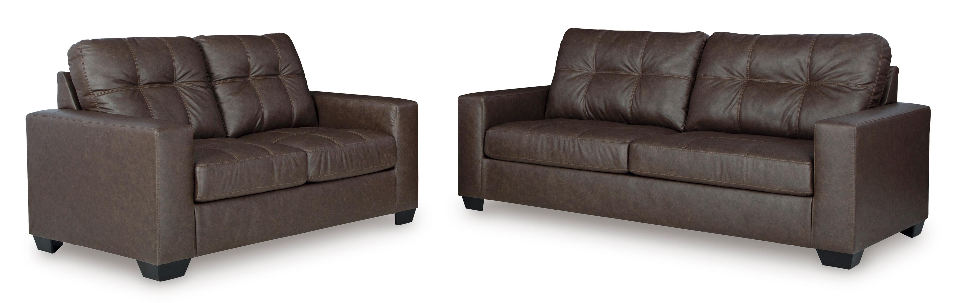 Benchcraft Barlin Mills 17003U1 2 pc Sofa and Loveseat Set IMAGE 2