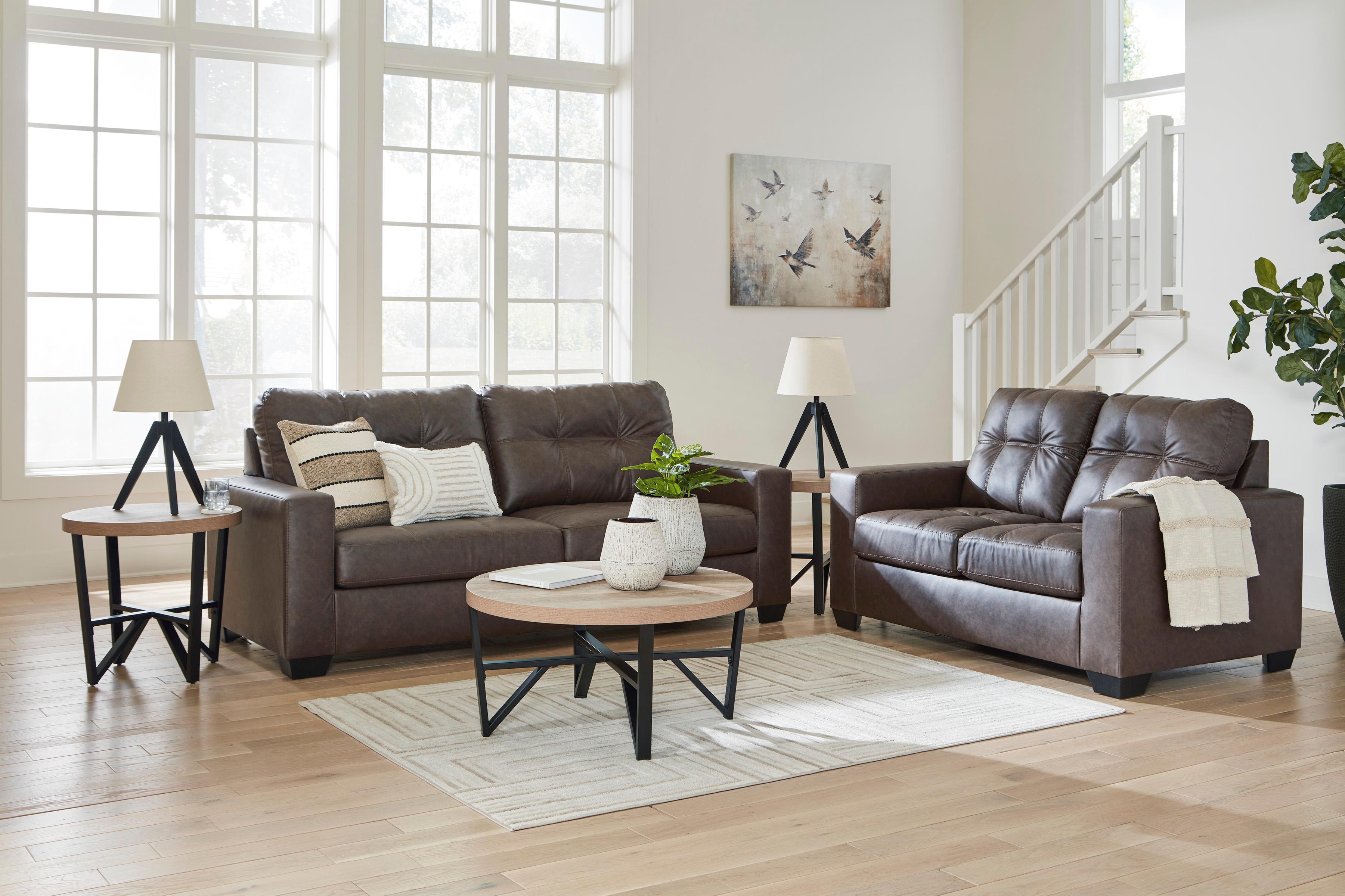 Benchcraft Barlin Mills 17003U1 2 pc Sofa and Loveseat Set IMAGE 3