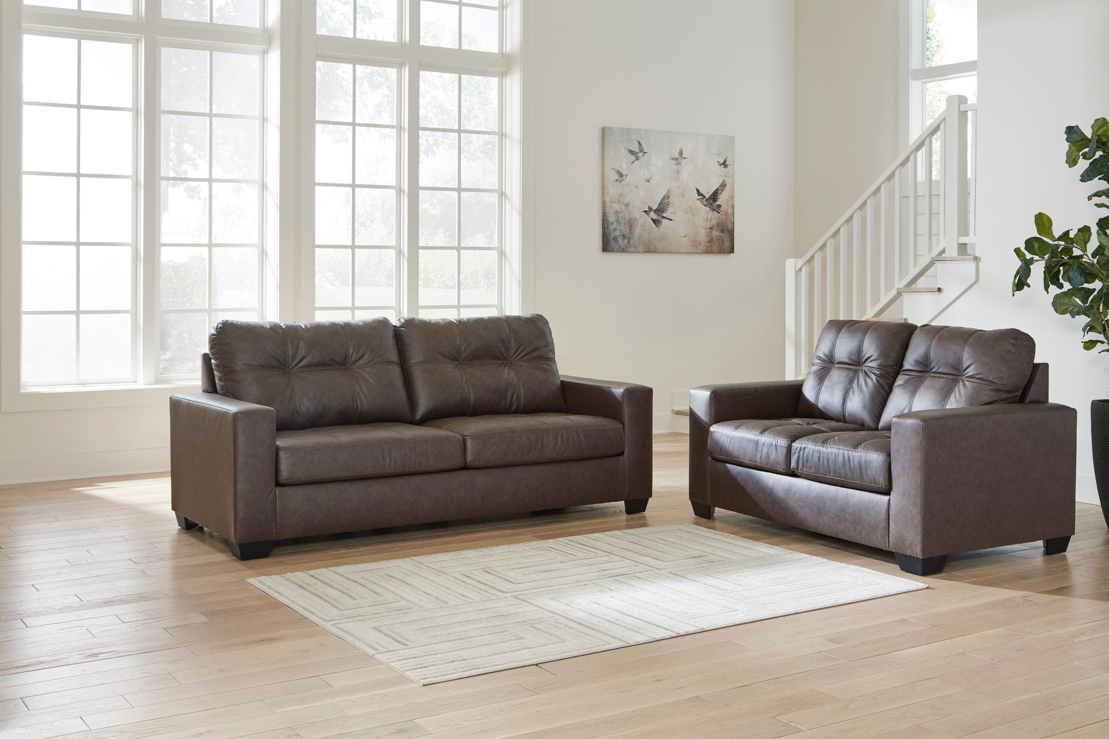 Benchcraft Barlin Mills 17003U1 2 pc Sofa and Loveseat Set IMAGE 4