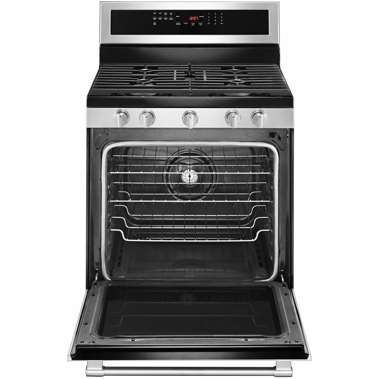 Maytag 30-inch Freestanding Gas Range with True Convection Technology MGR8800FZ IMAGE 2