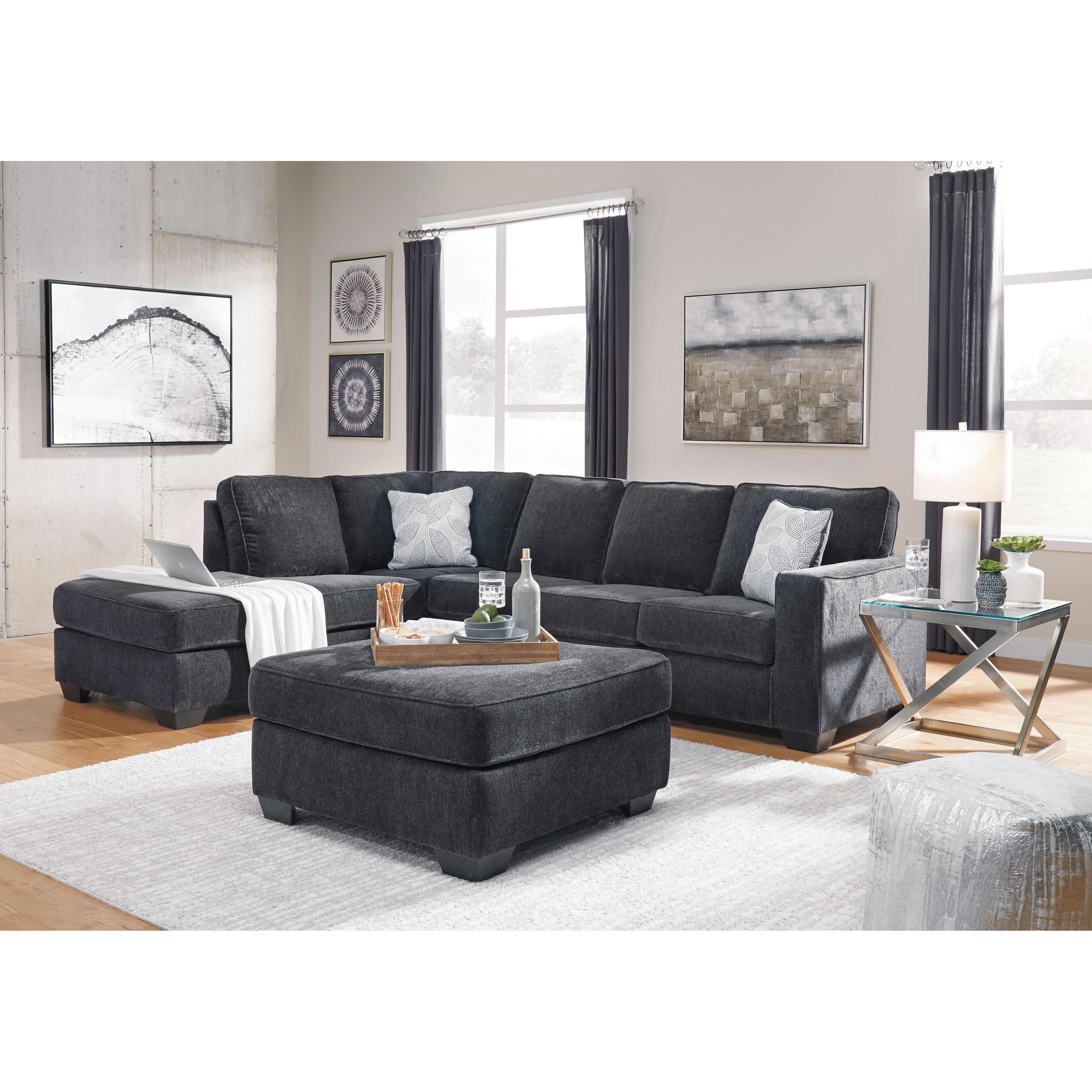 Signature Design by Ashley Altari Fabric Full Sleeper Sectional 8721316/8721383 IMAGE 6