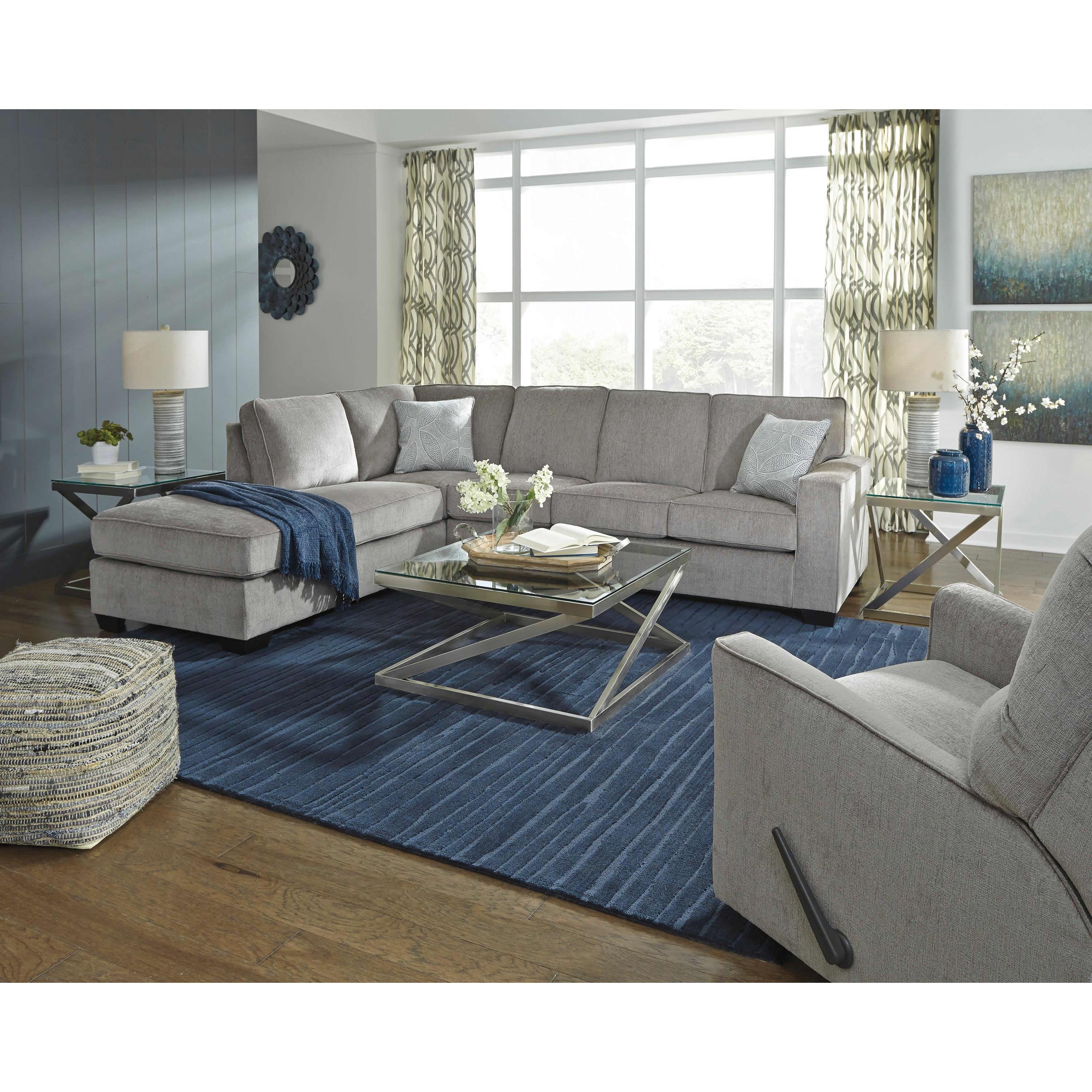 Signature Design by Ashley Altari Fabric Full Sleeper Sectional 8721416/8721483 IMAGE 7