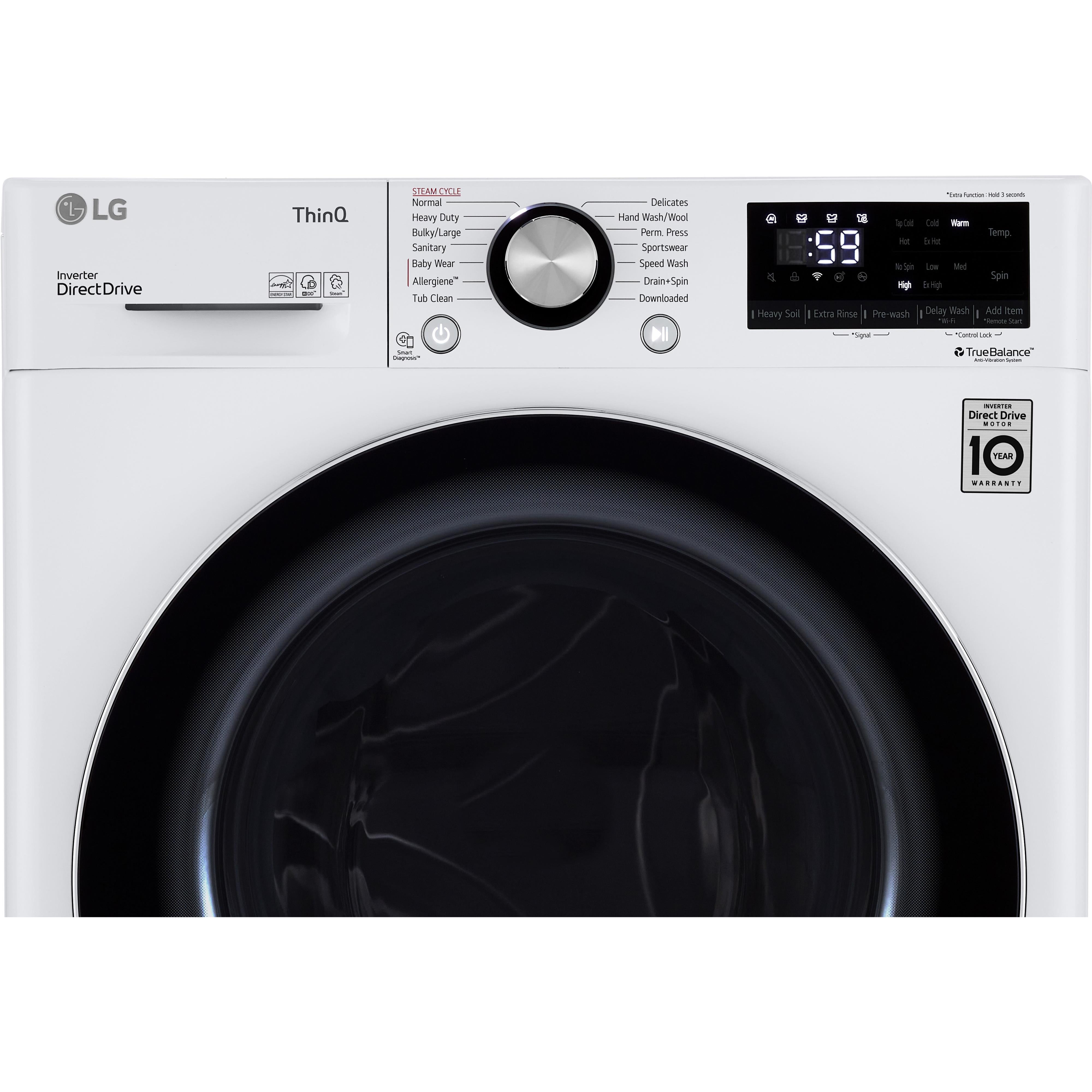 LG Front Loading Washer with ColdWash™ Technology WM1455HWA IMAGE 3