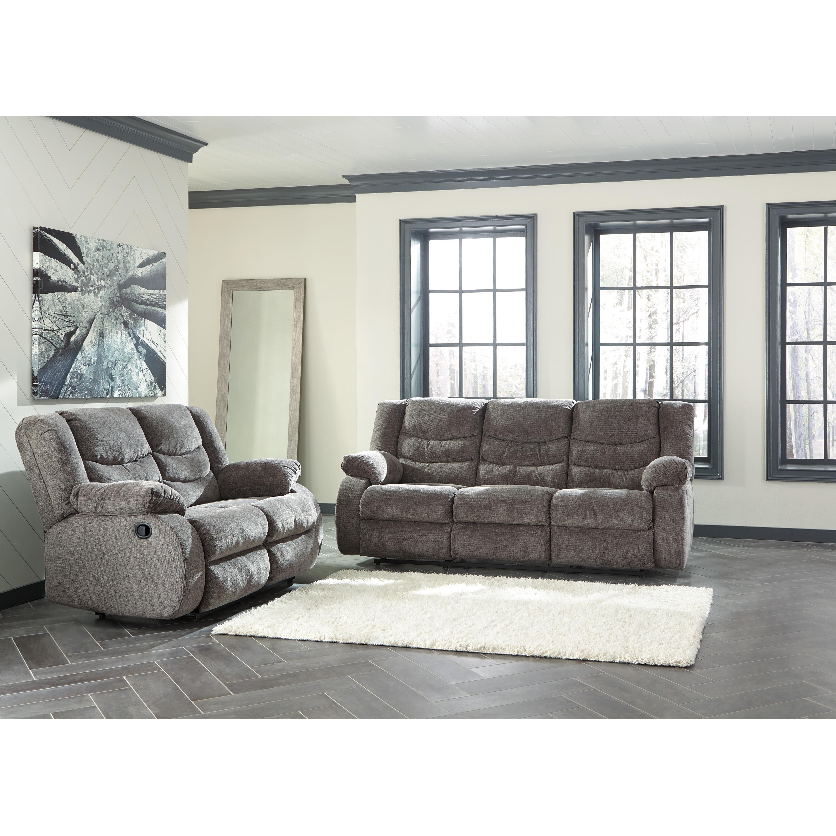 Signature Design by Ashley Tulen Reclining Fabric Loveseat 9860686C IMAGE 7