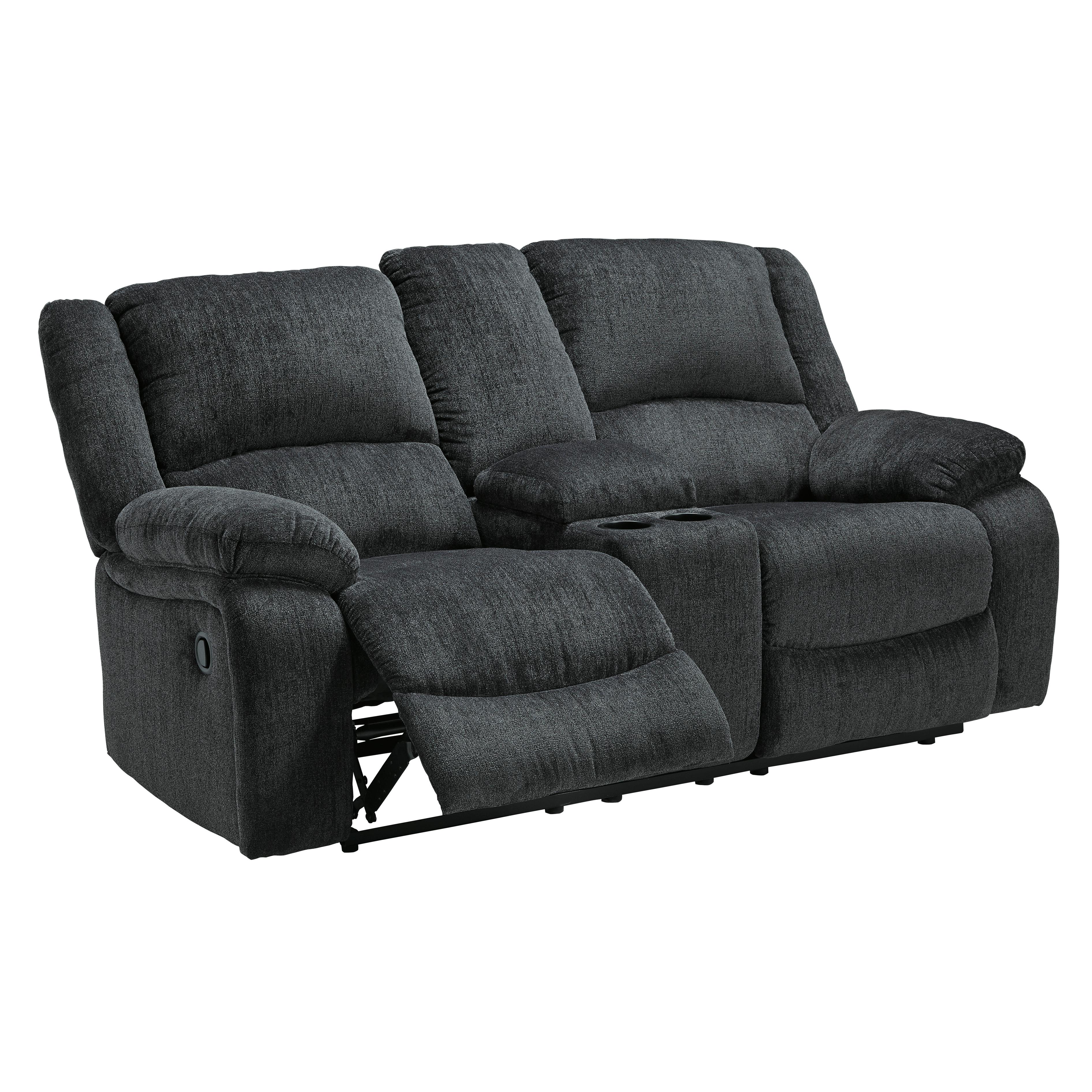 Signature Design by Ashley Draycoll Power Reclining Fabric Loveseat 7650496C IMAGE 3