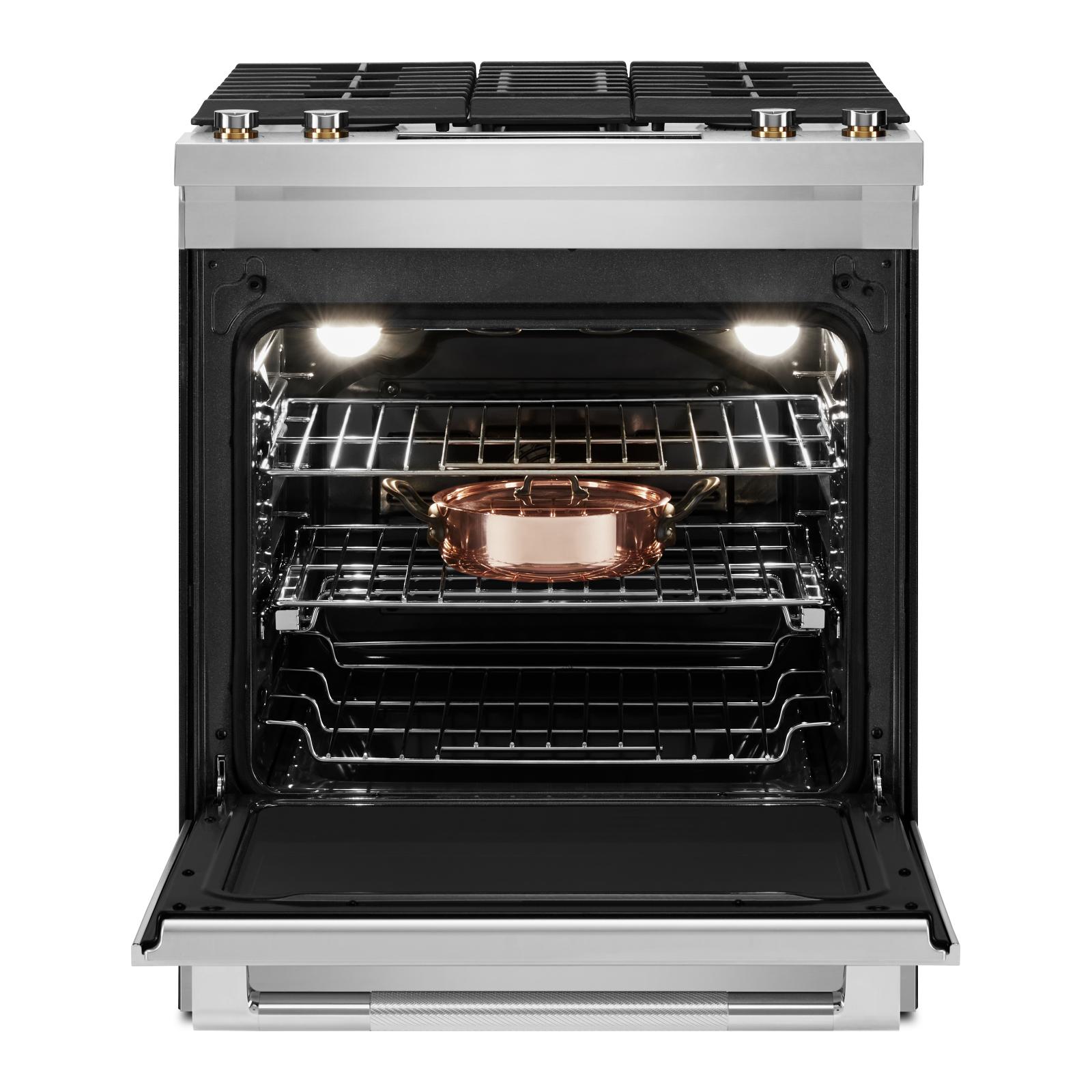 JennAir 30-inch Slide-in Dual Fuel Range with Downdraft Ventilation JDS1750ML IMAGE 4