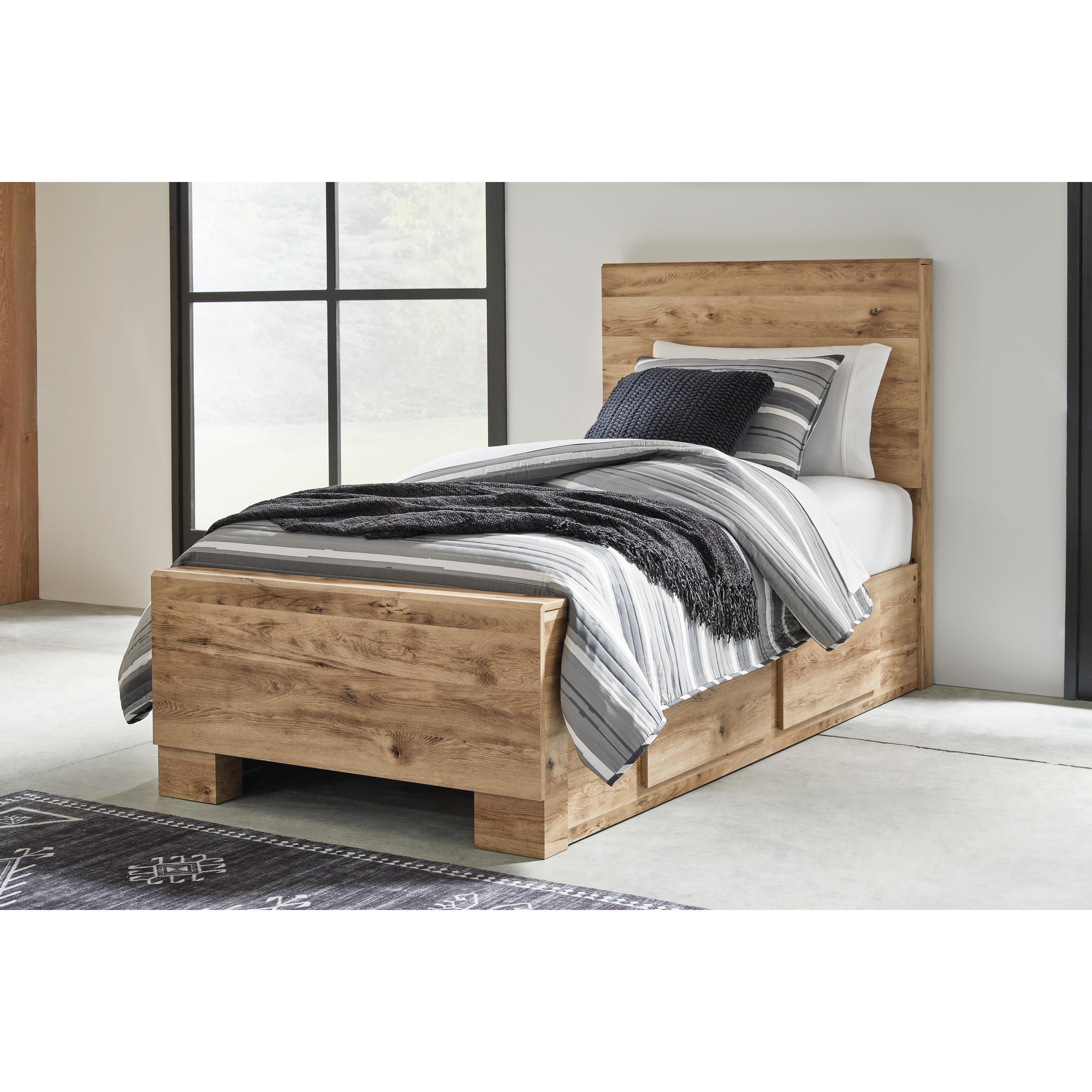 Signature Design by Ashley Hyanna Twin Panel Bed with Storage B1050-53/B1050-52/B1050-50/B1050-50/B100-11 IMAGE 4