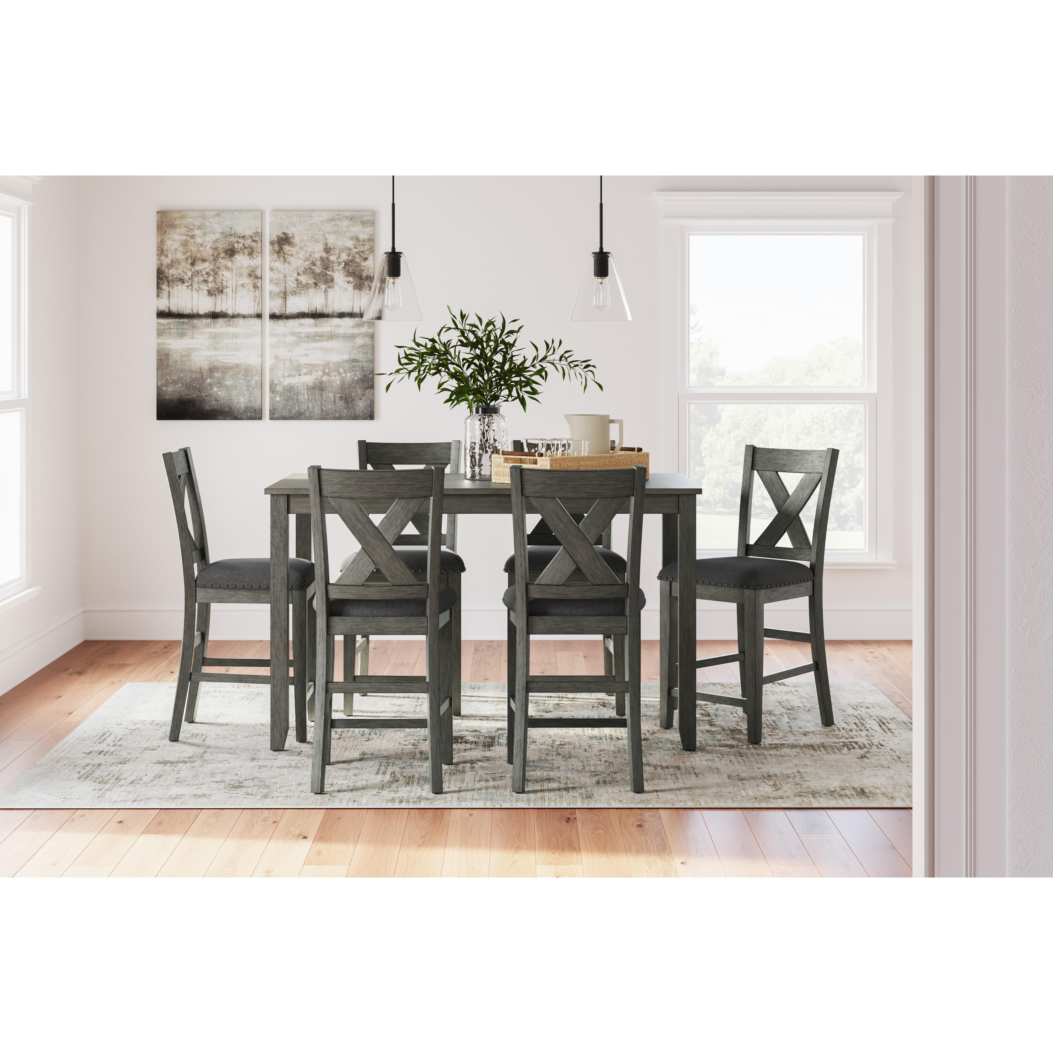 Signature Design by Ashley Caitbrook 7 pc Dinette D388-423 IMAGE 3