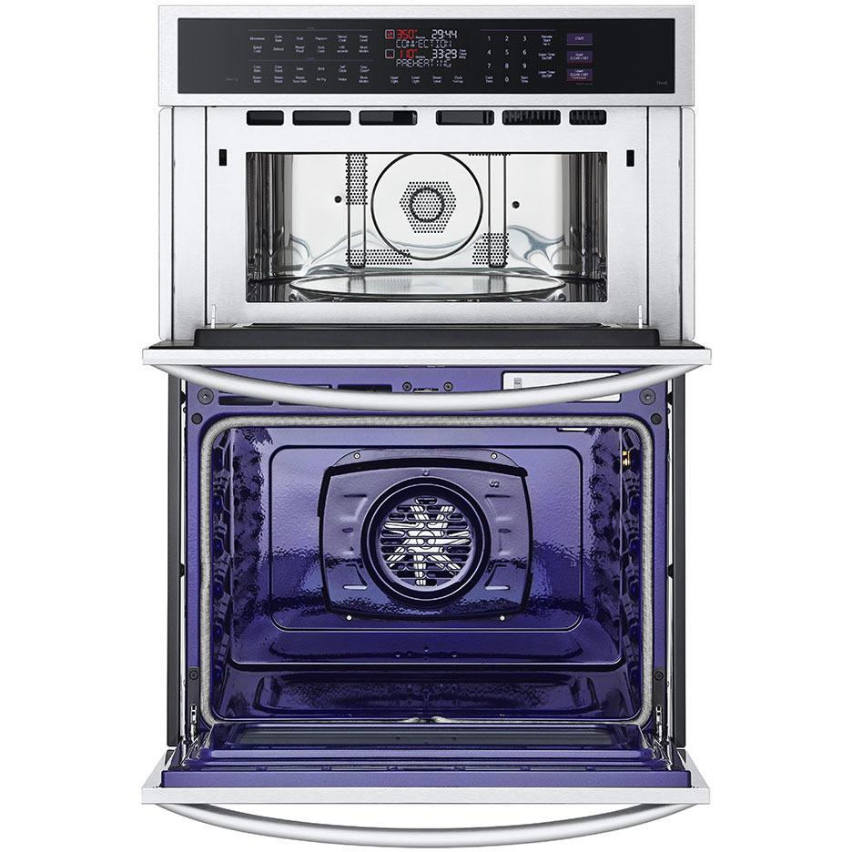 LG 30-inch, 6.4 cu.ft. Built-in Combination Wall Oven with ThinQ® Technology WCEP6427F IMAGE 4