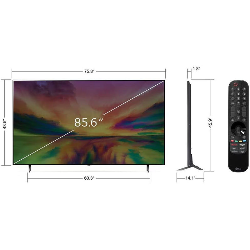 LG 65-inch QNED 4K UHD Smart TV 65QNED80URA