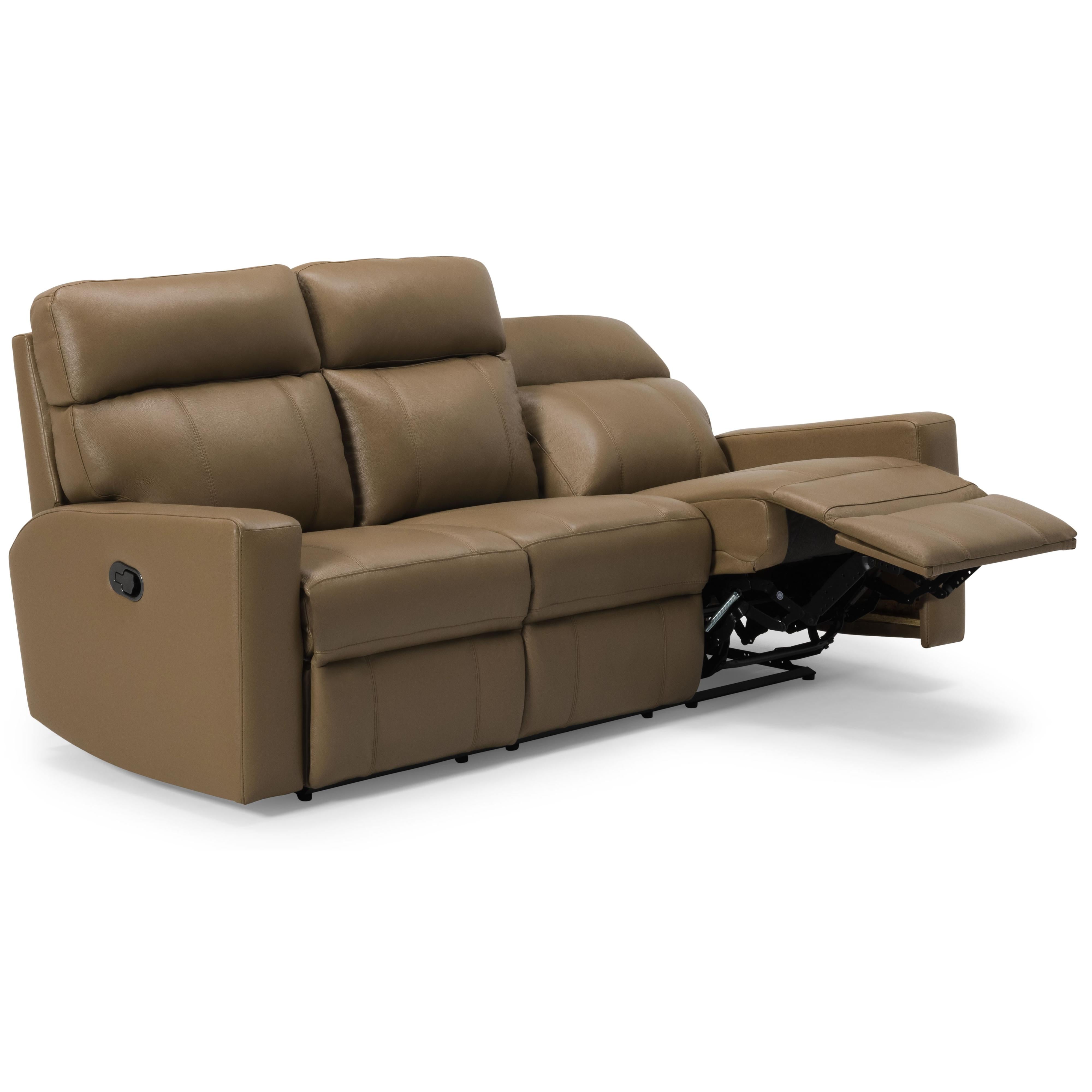 Palliser Oakwood Power Reclining Leather Sofa 41049-61-VALENCIA-DUNE IMAGE 5