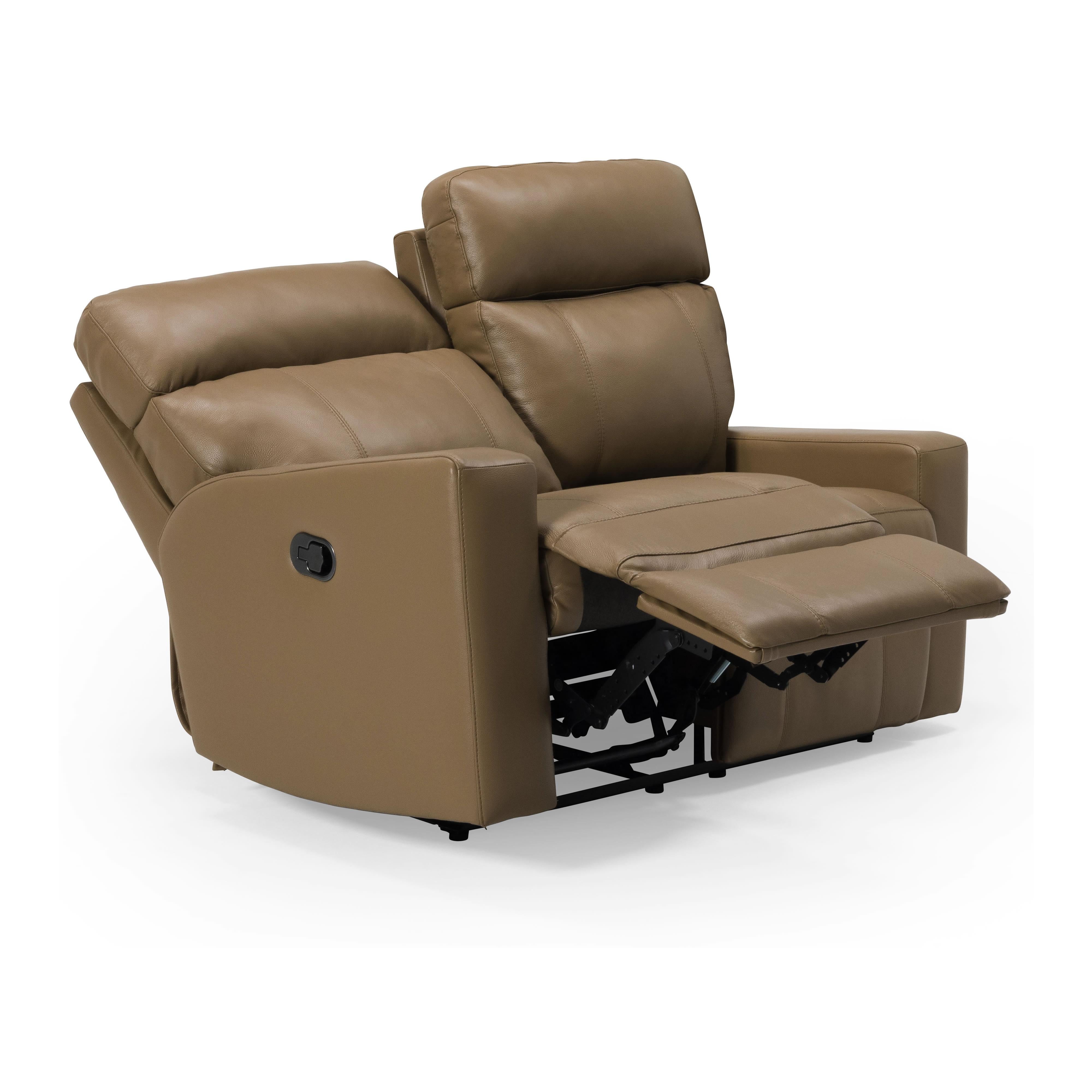 Palliser Oakwood Power Reclining Leather Loveseat 41049-63-VALENCIA-DUNE IMAGE 4