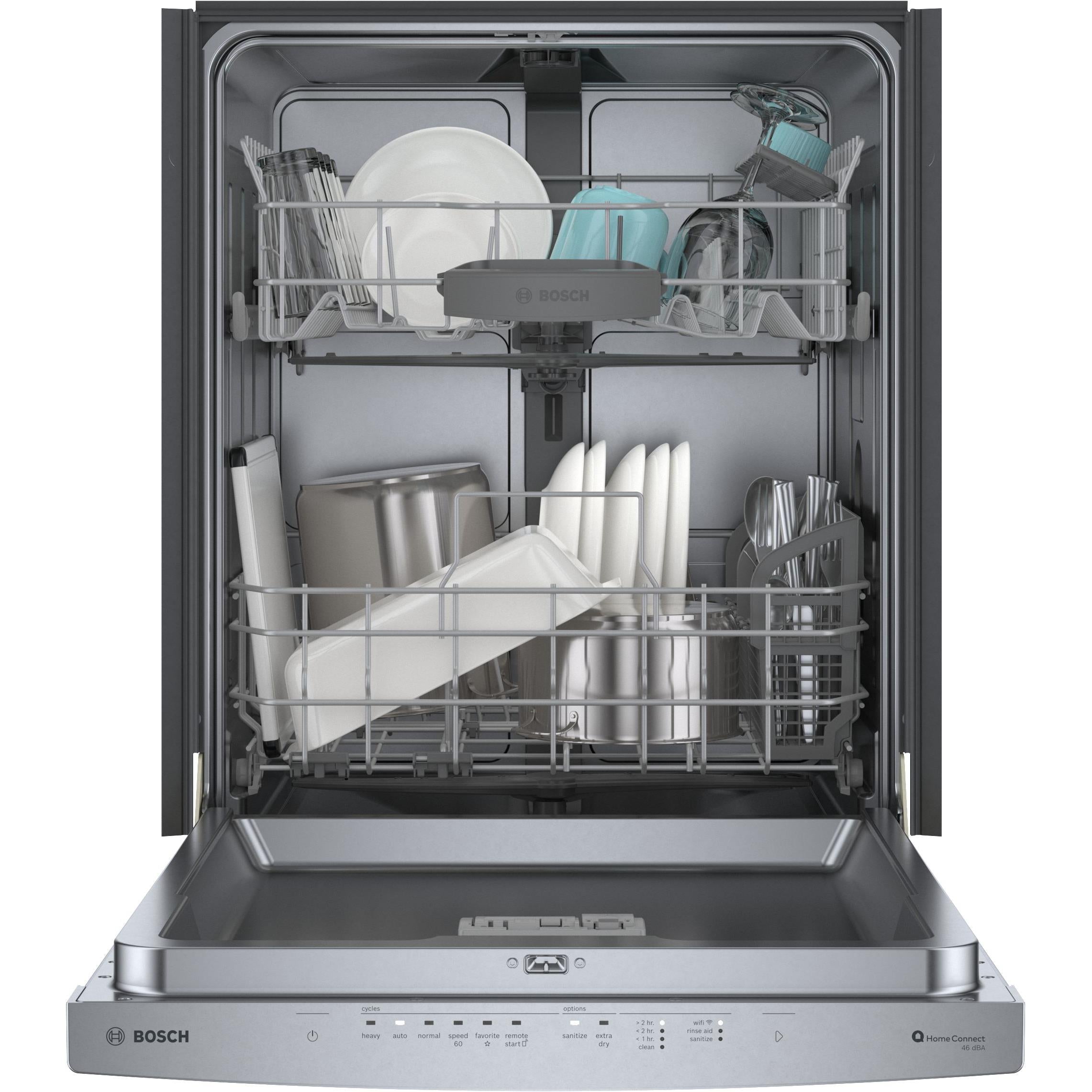 Bosch 24-inch Built-in Dishwasher with Wi-Fi SHS53C75N IMAGE 4