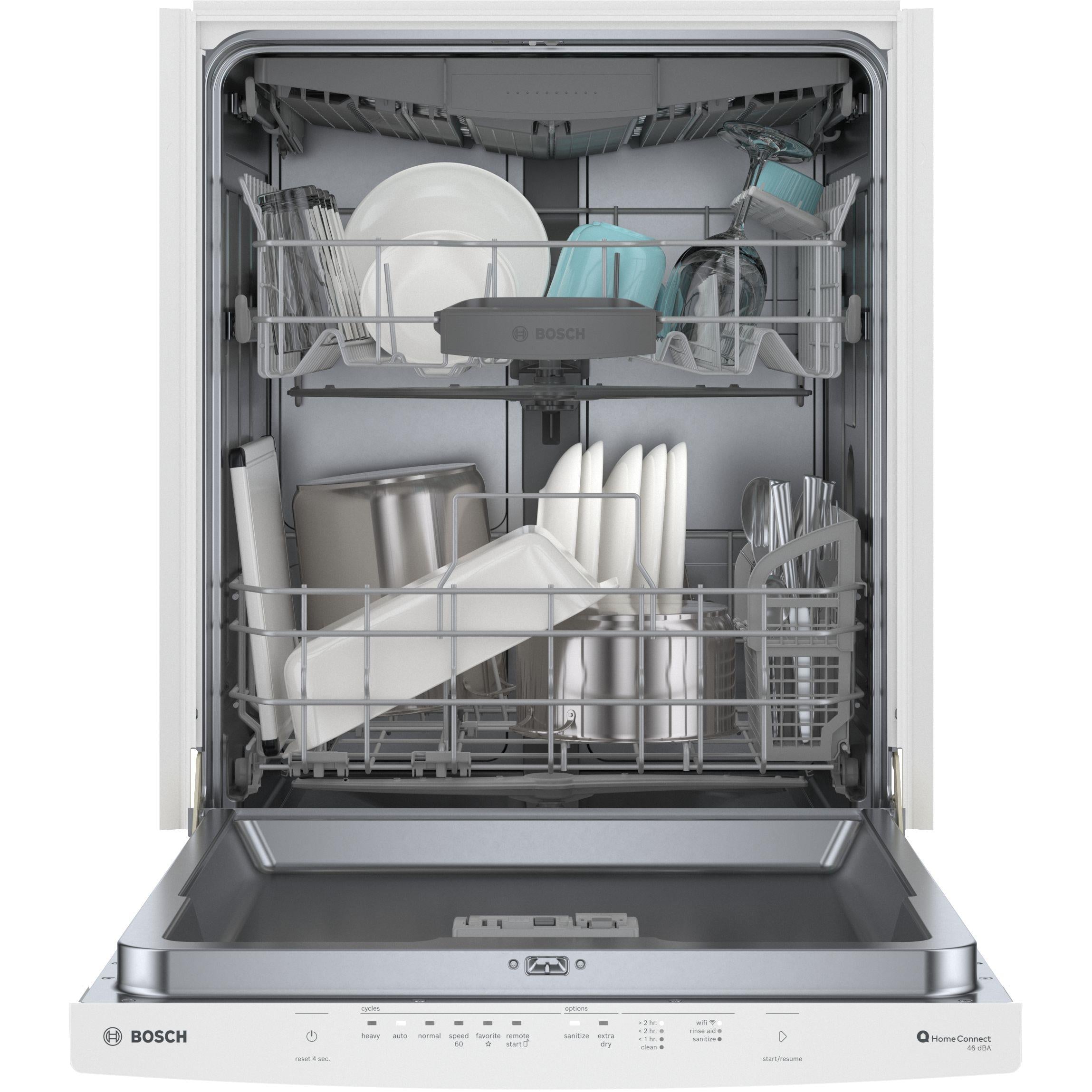 Bosch 24-inch Built-in Dishwasher with Wi-Fi SHS53CM2N IMAGE 4