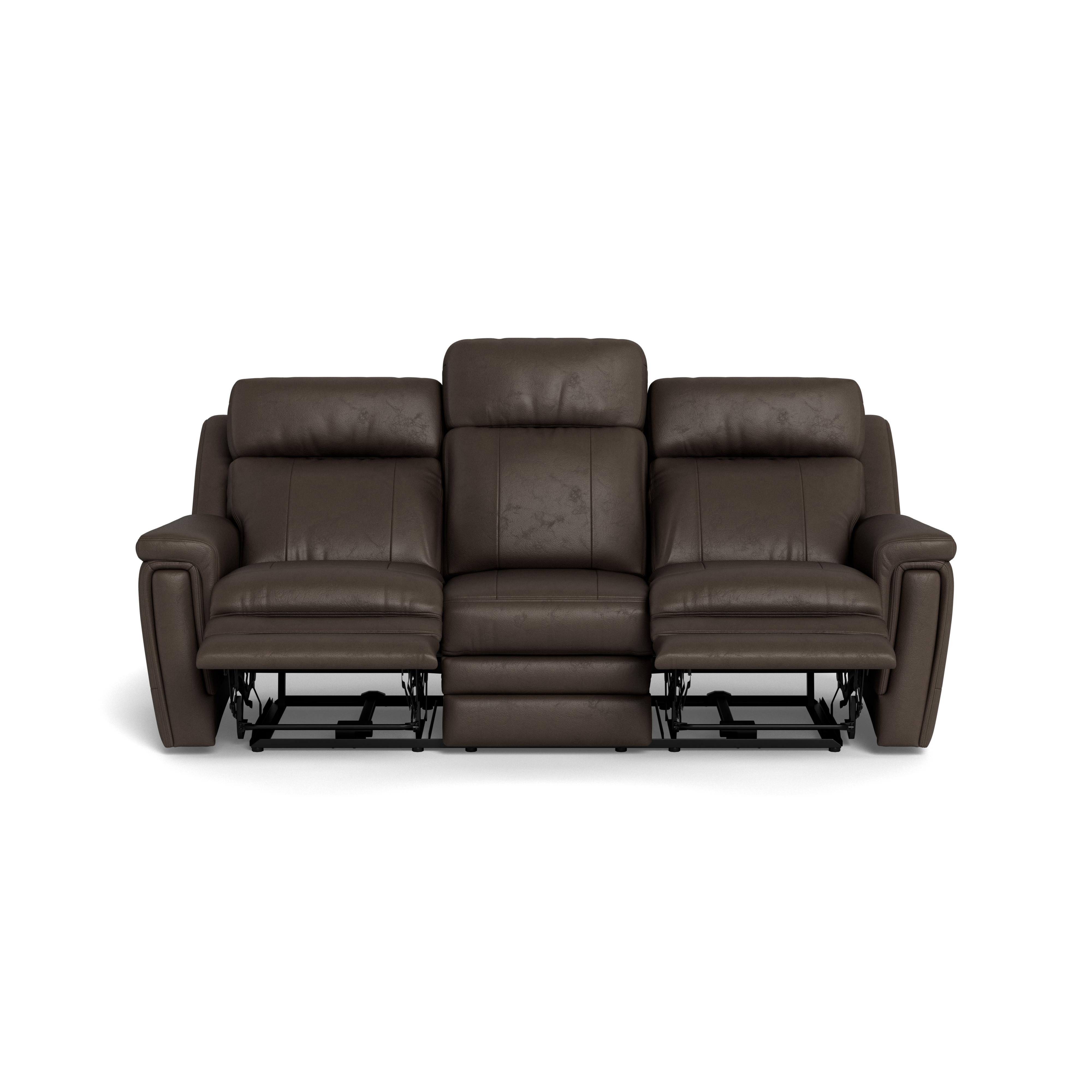 Palliser Asher Power Reclining Leather Sofa 41065-L6-SOLANA-MOUNTAIN IMAGE 2