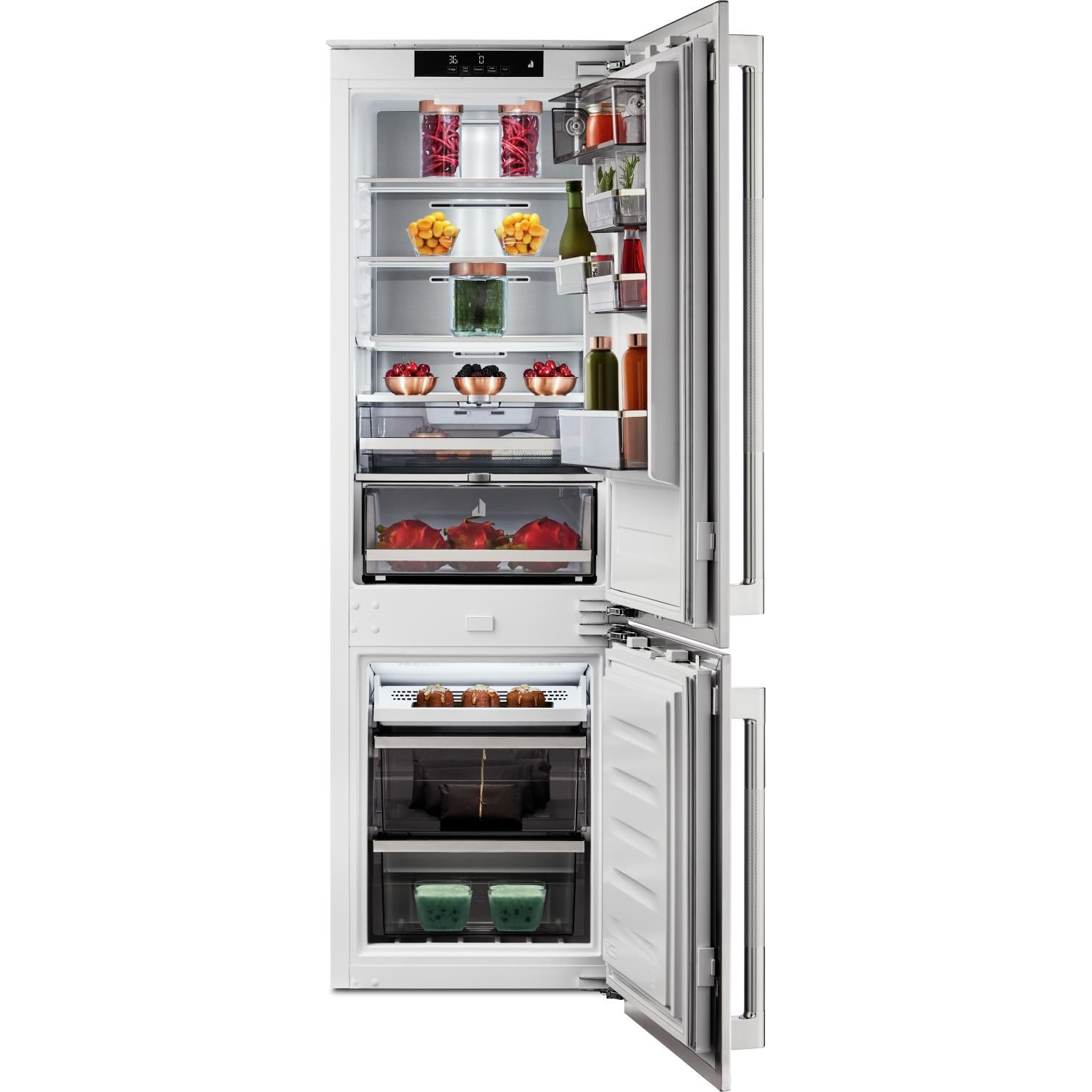 JennAir 22-inch Built-In Bottom Mount Refrigerator JBBFX22NMX IMAGE 1