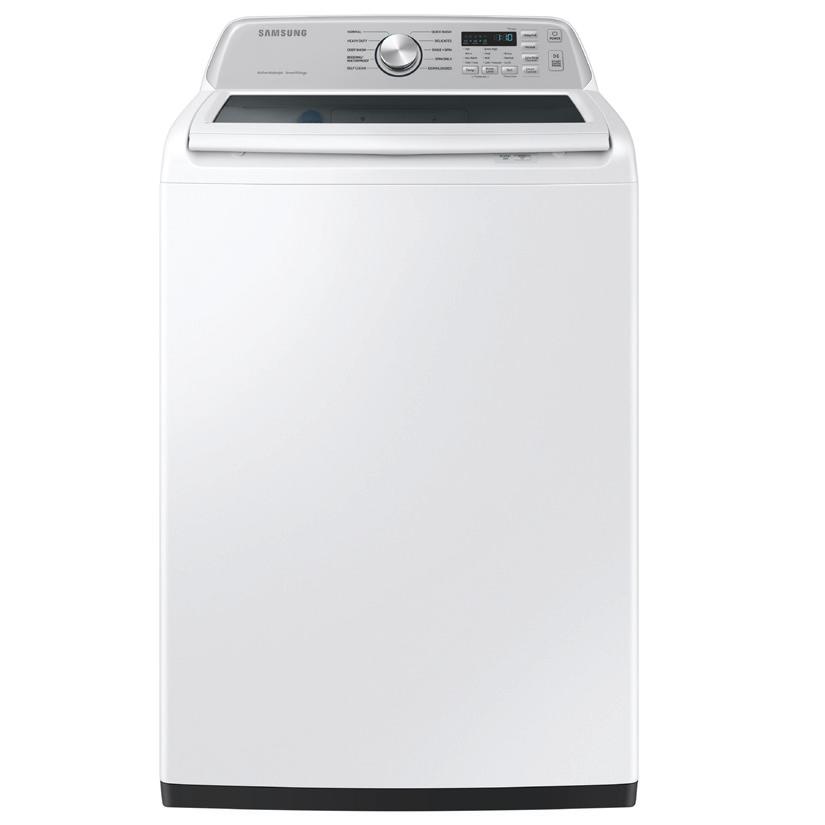 Samsung 5.3 cu. ft. Top Loading Washer with Smart Things Wi-Fi WA46CG3505AWA4 IMAGE 1