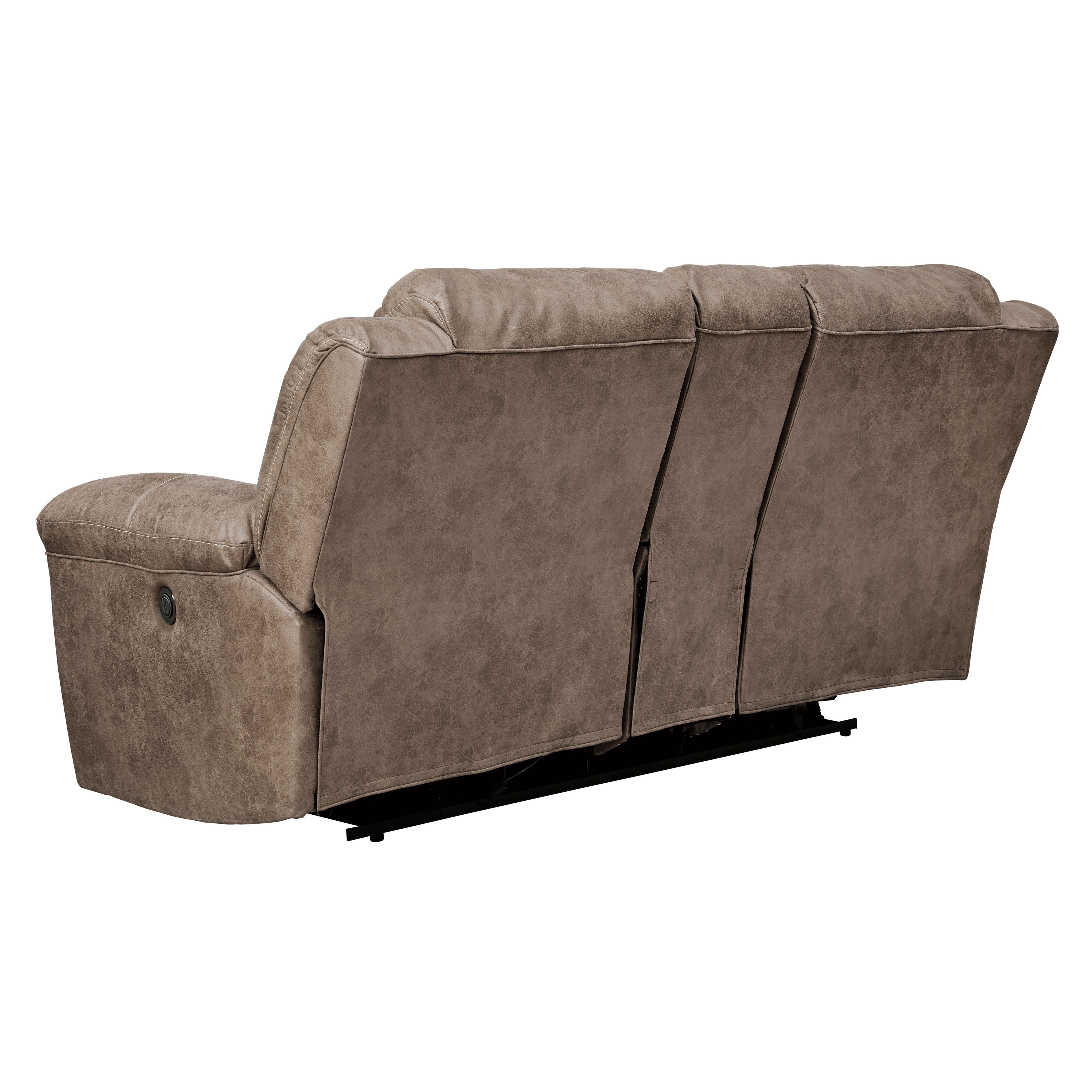 Signature Design by Ashley Stoneland Reclining Leather Look Loveseat 3990594C IMAGE 3