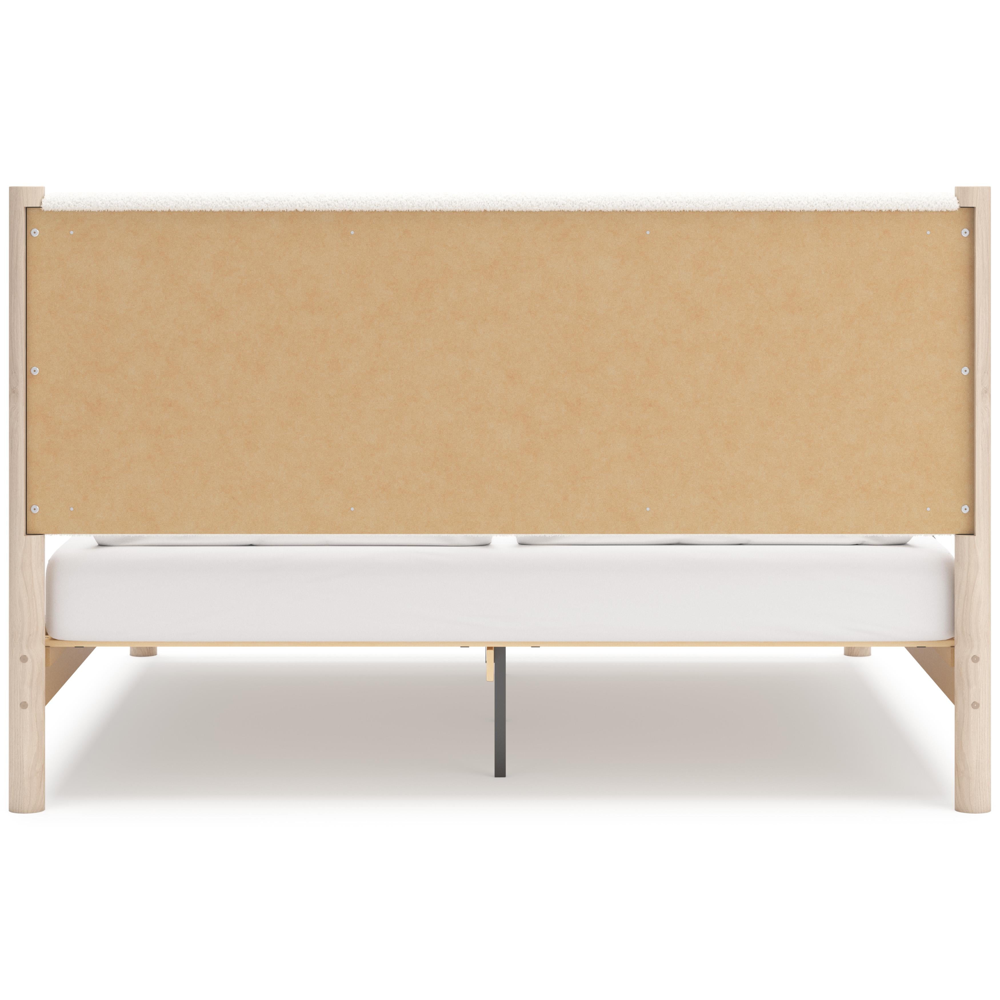 Signature Design by Ashley Cadmori King Upholstered Panel Bed B2615-58/B2615-56/B100-14 IMAGE 4