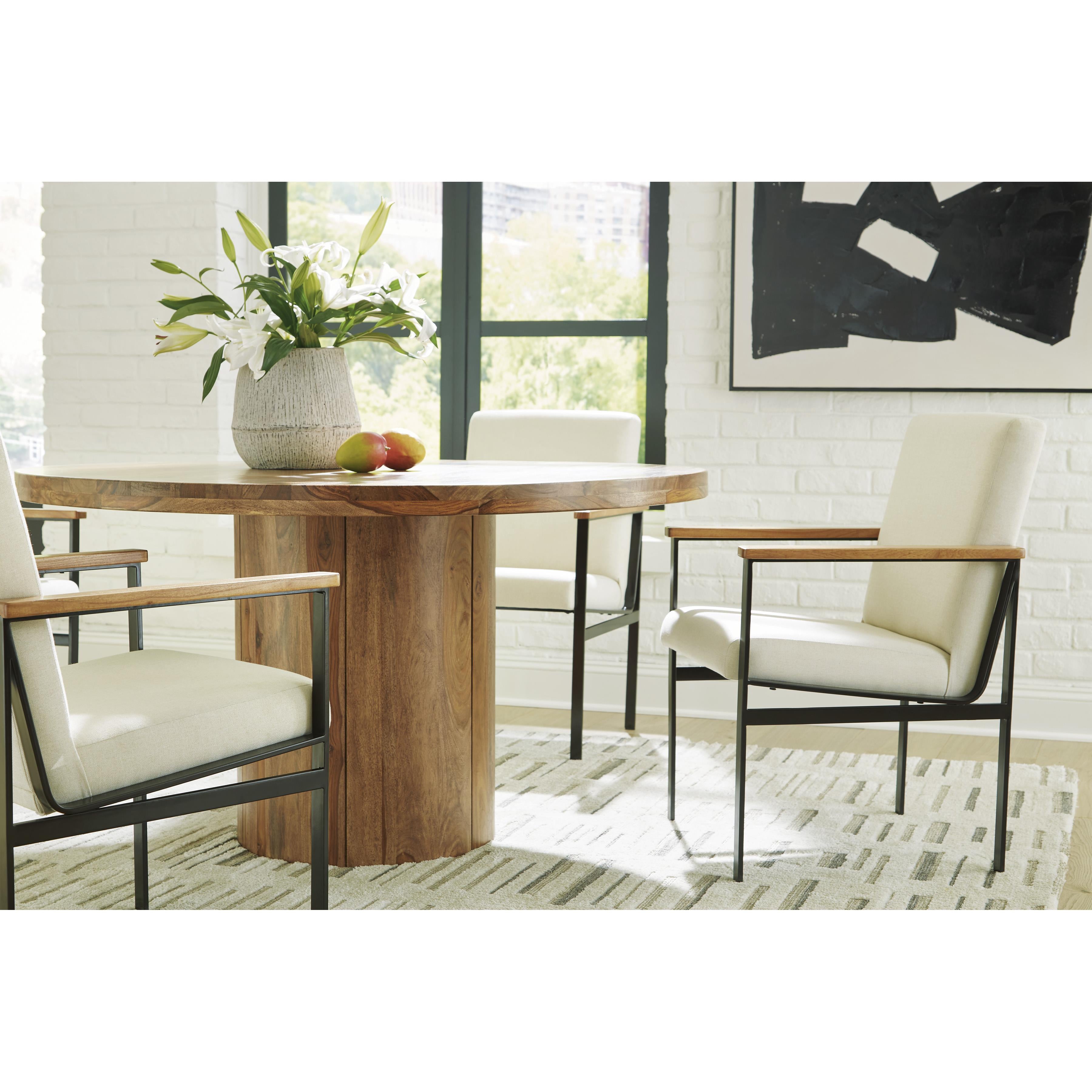 Signature Design by Ashley Round Dressonni Dining Table D790-50 IMAGE 12