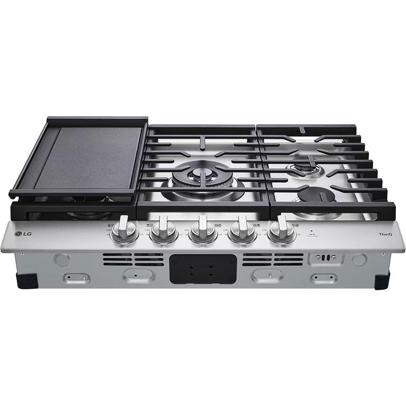 LG 30-inch Built-In Gas Cooktop CBEW3027S IMAGE 3