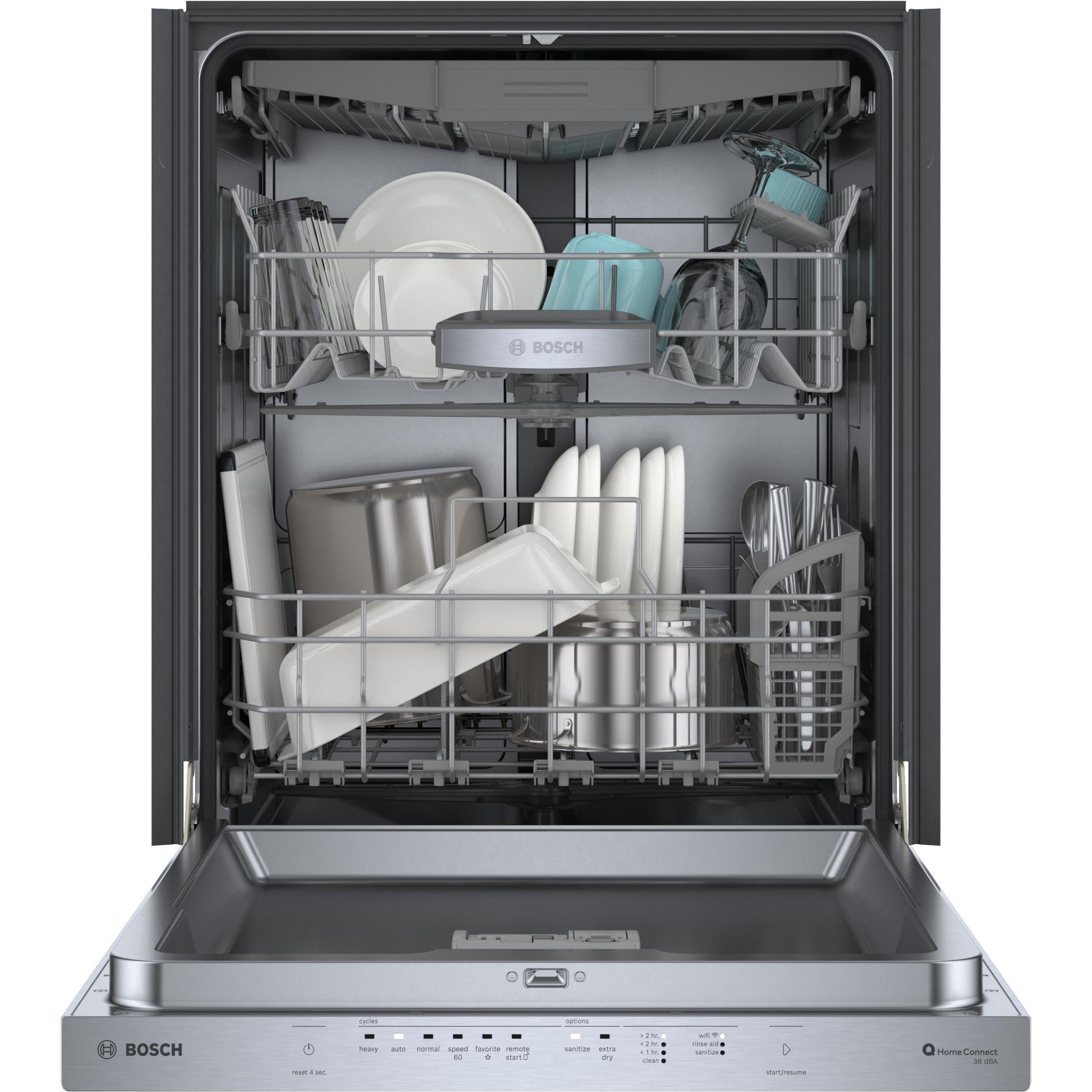 Bosch 24-inch Built-In Dishwasher with Home Connect™ SHP95CM5N IMAGE 8