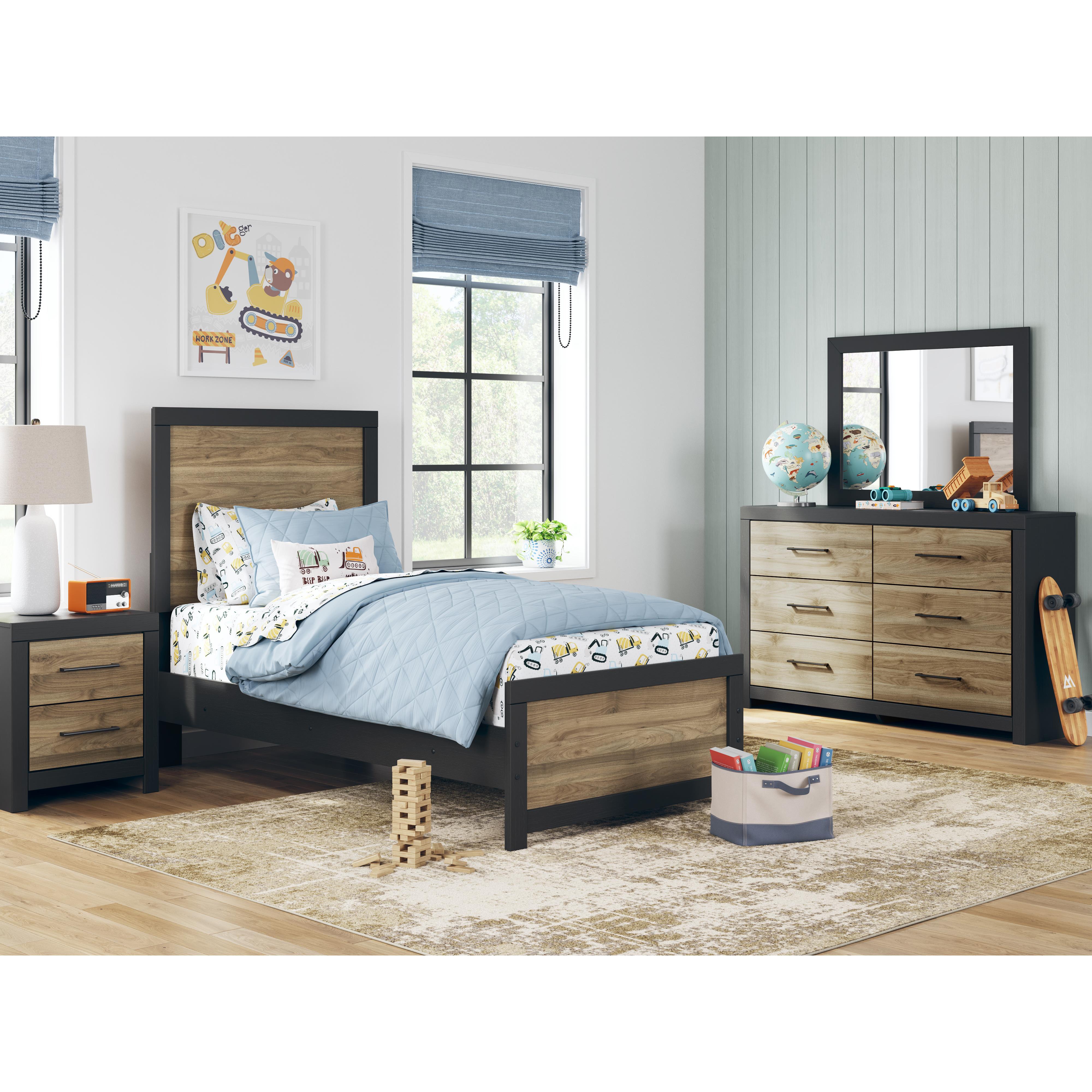 Signature Design by Ashley Vertani Twin Panel Bed B2073-53/B2073-83 IMAGE 8