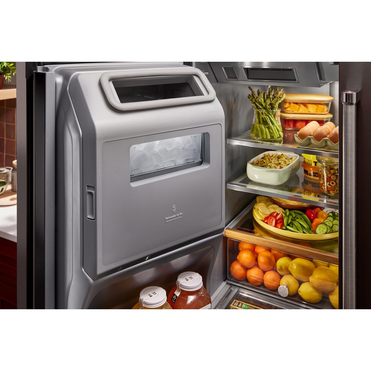 KitchenAid 36-inch French 4-Door Refrigerator with External Water and Ice Dispensing system KRMF536RBS IMAGE 10