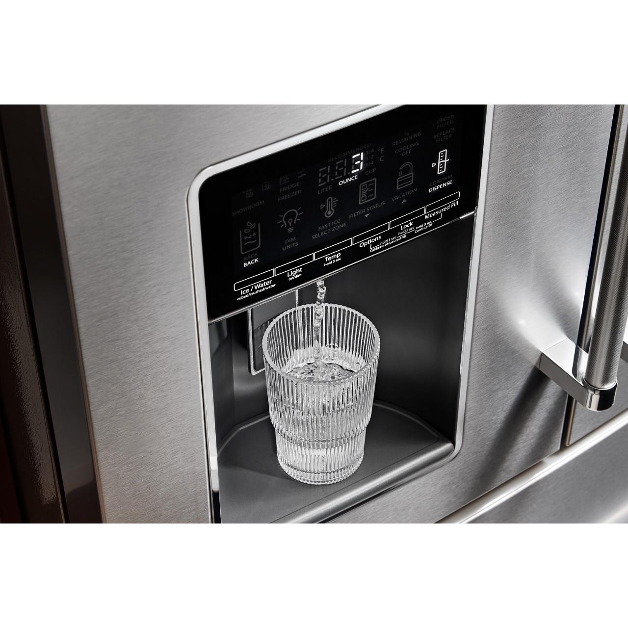 KitchenAid 36-inch French 4-Door Refrigerator with External Water and Ice Dispensing system KRMF536RPS IMAGE 16