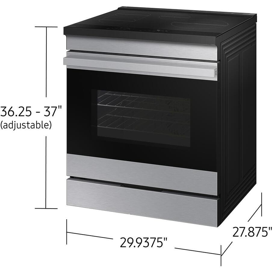 Samsung 6.3 cu. ft. Bespoke Smart Slide-In Induction Range NSI6DG9500SR/AC IMAGE 10