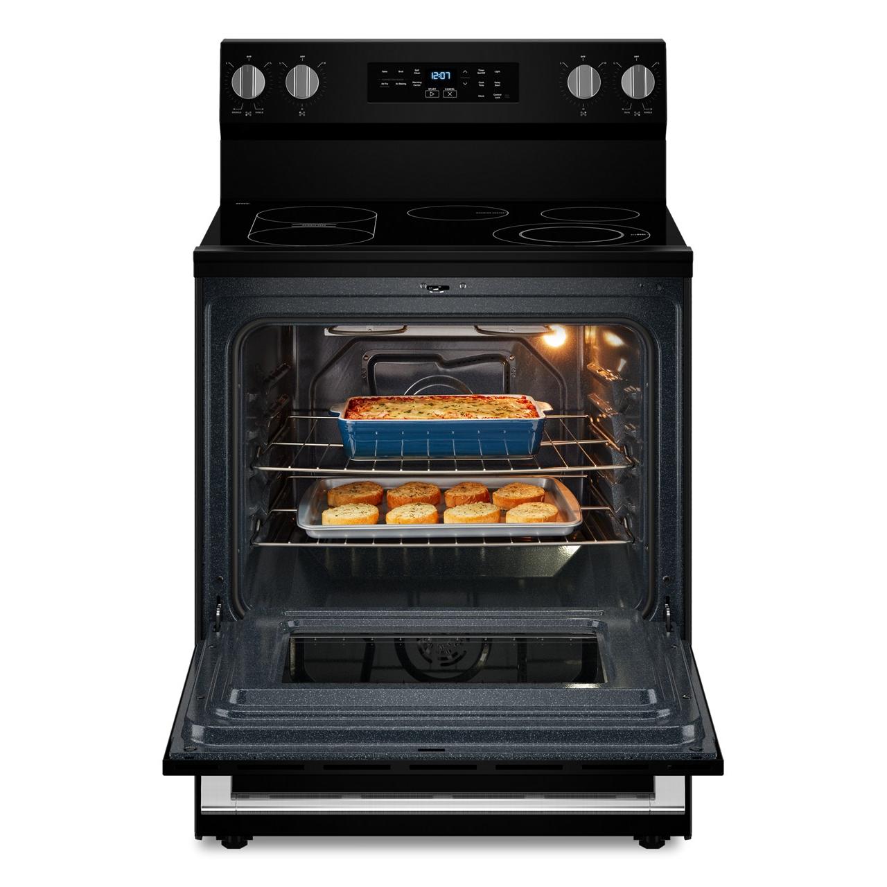 Maytag 30-inch Freestanding Electric Range with Convection Technology YMFES6030RB IMAGE 2