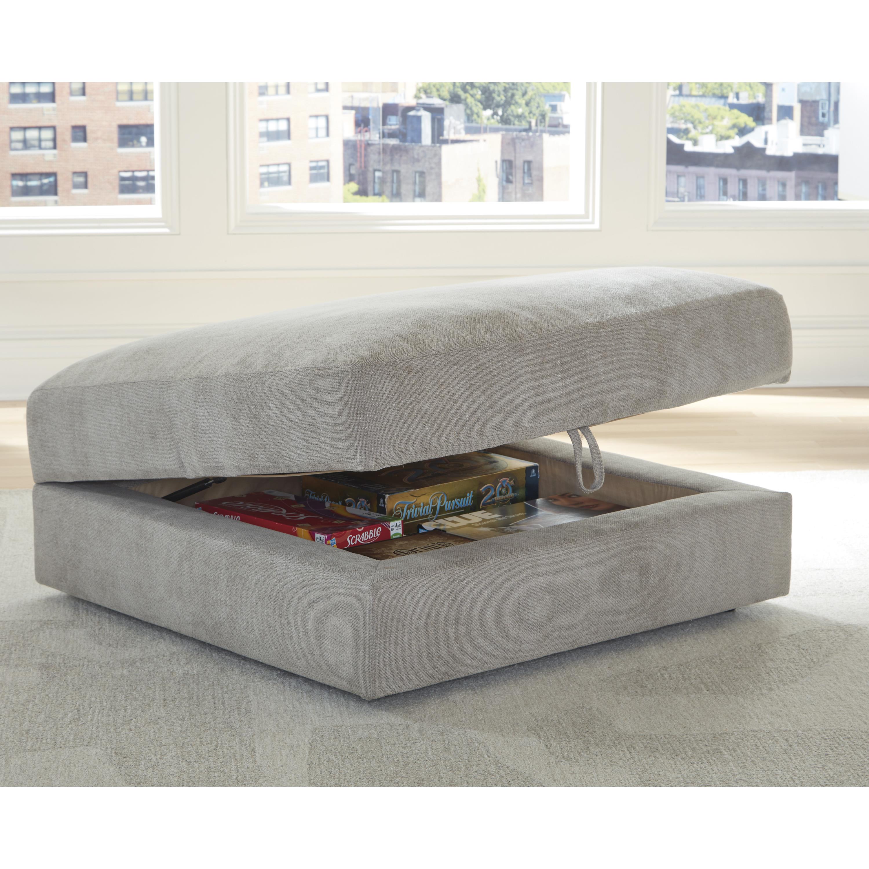 Benchcraft Aslan Court Storage Ottoman 2030511 IMAGE 5