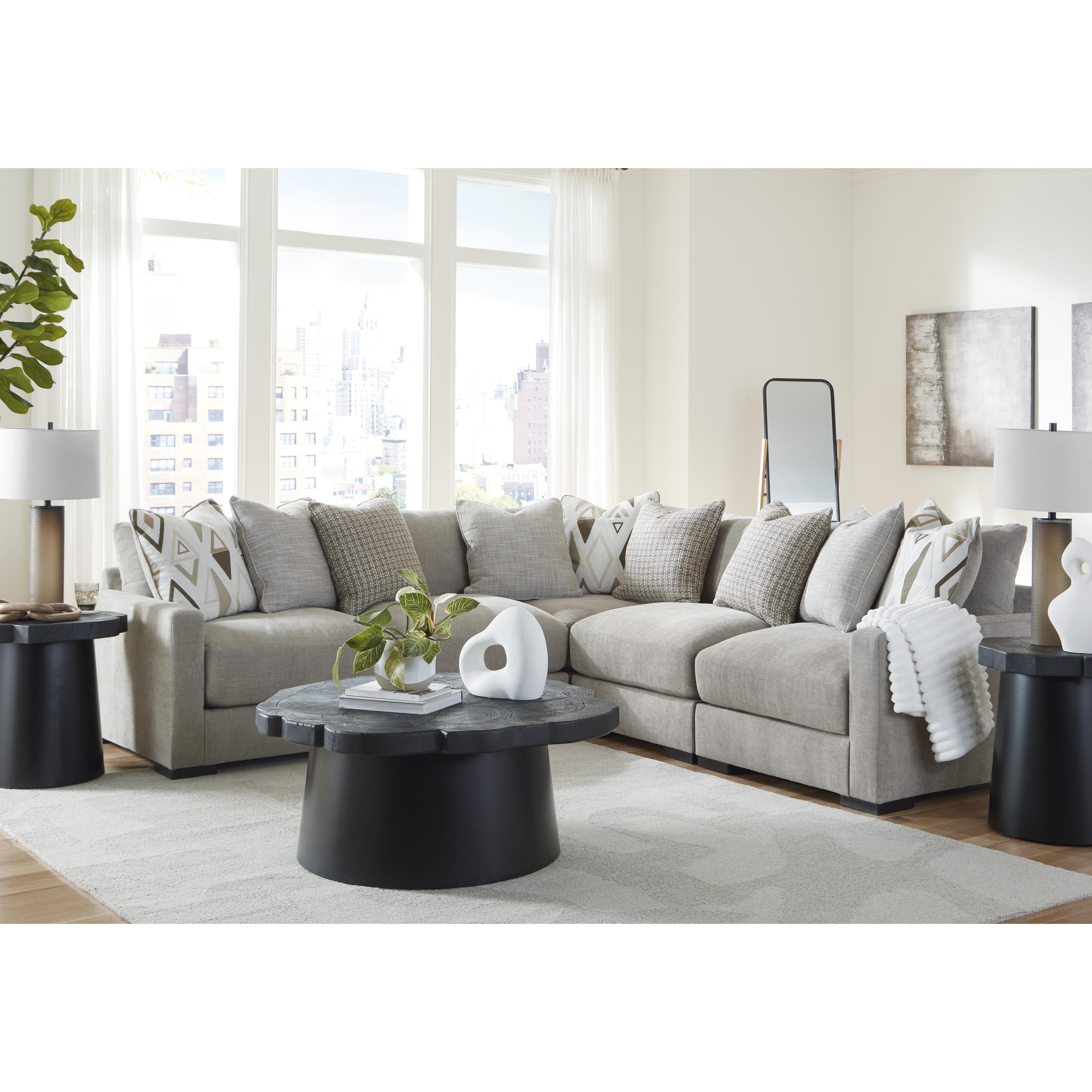 Benchcraft Aslan Court 5 pc Sectional 2030564/2030546/2030577/2030546/2030565 IMAGE 3