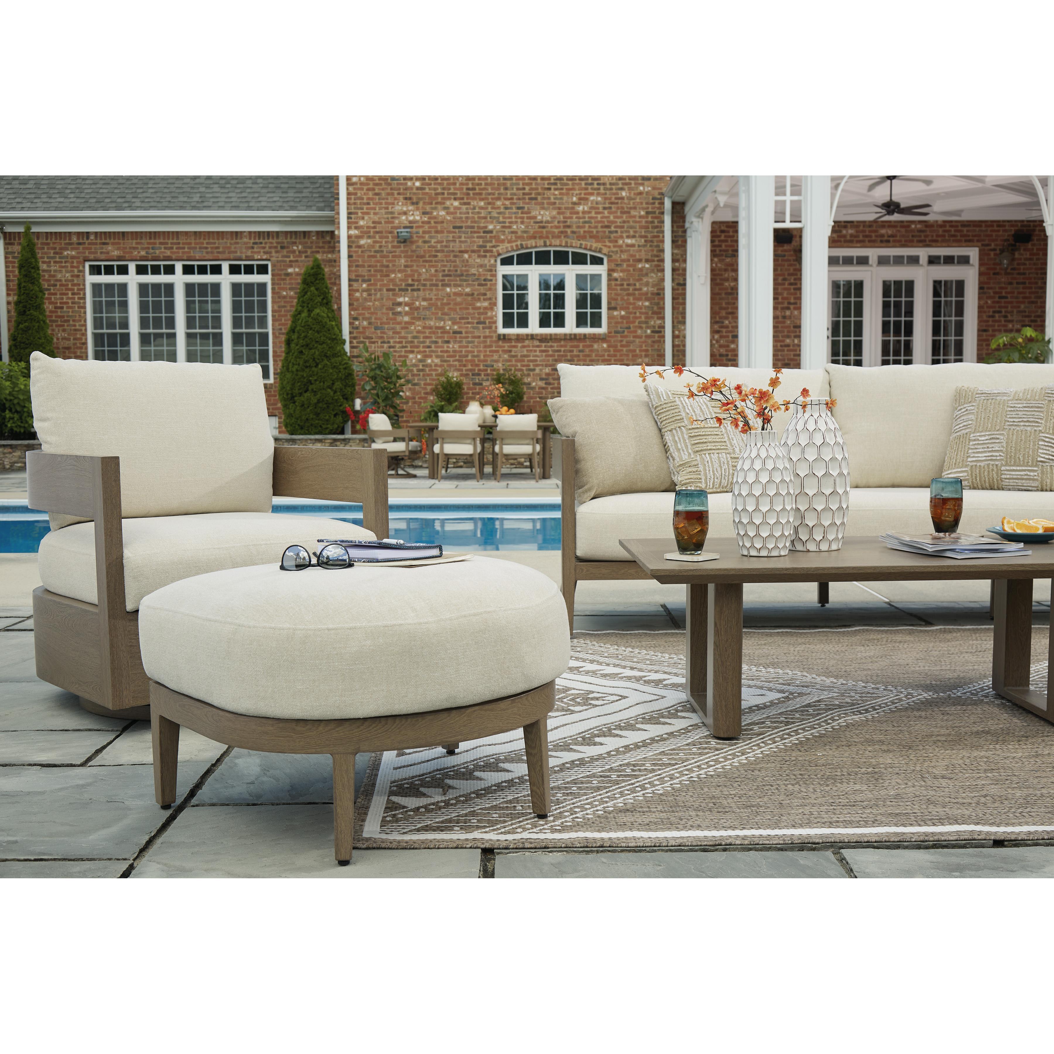 Signature Design by Ashley Outdoor Seating Ottomans P671-814 IMAGE 7