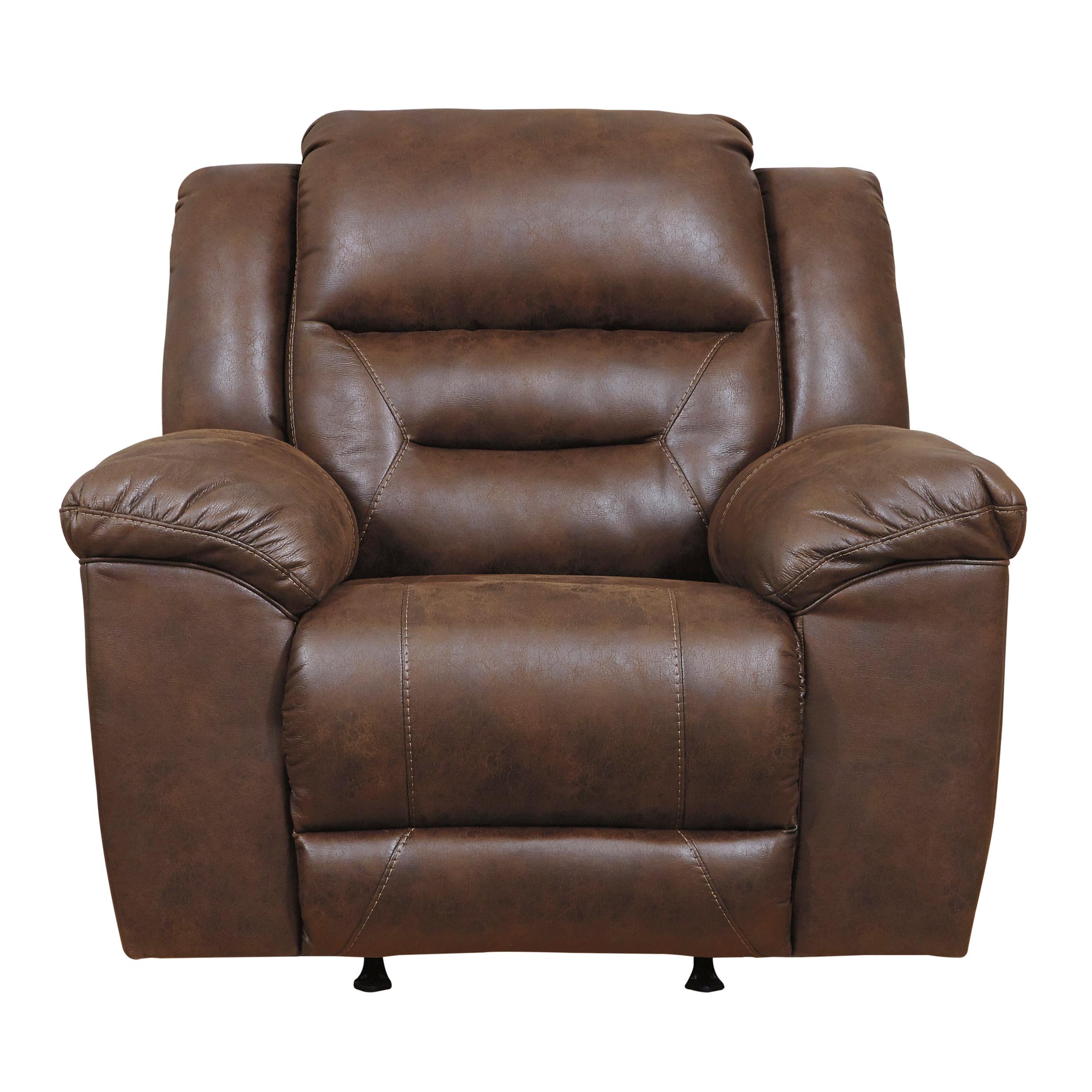 Signature Design by Ashley Stoneland Rocker Leather Look Recliner 3990425C IMAGE 1