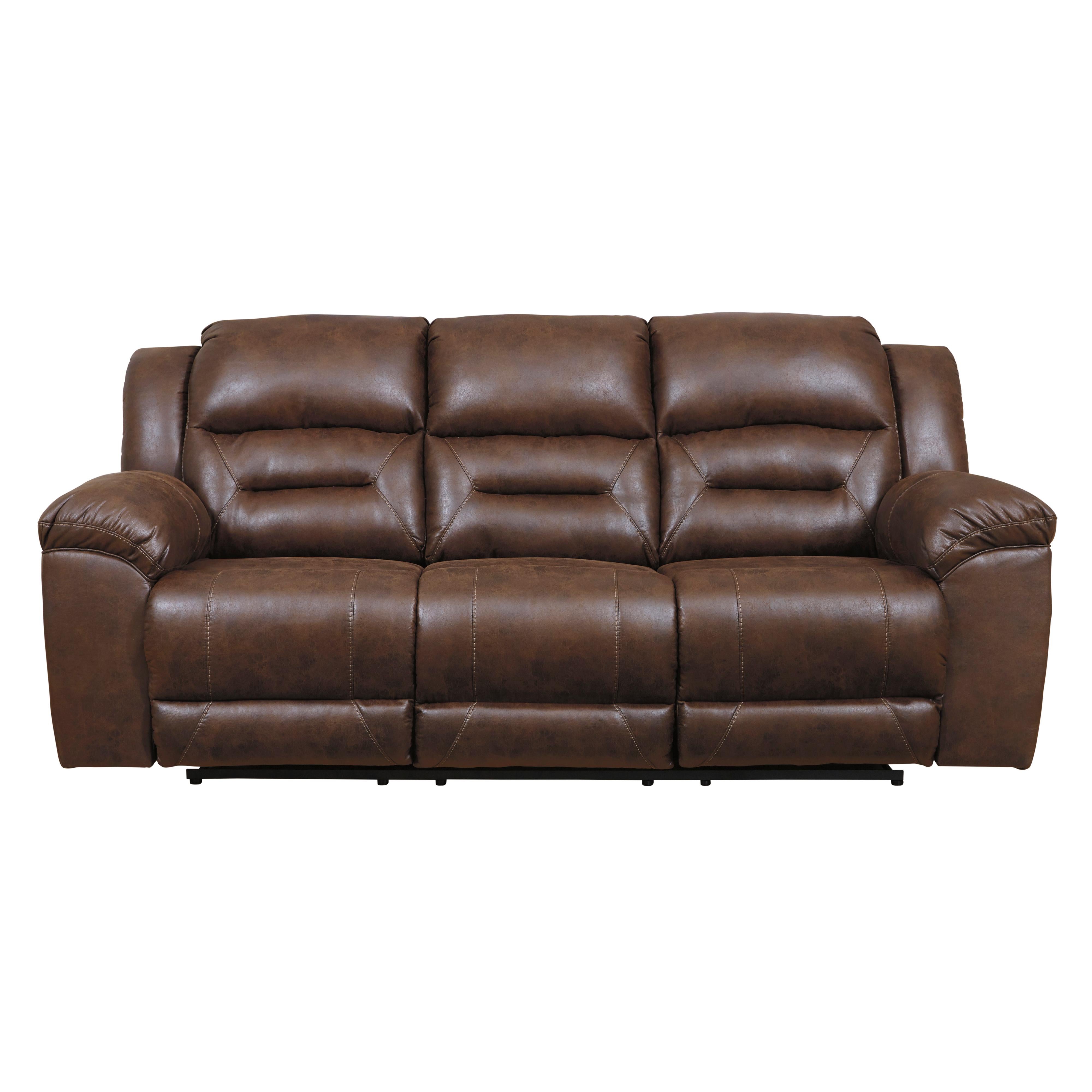 Signature Design by Ashley Stoneland Power Reclining Leather Look Sofa 3990487C IMAGE 1