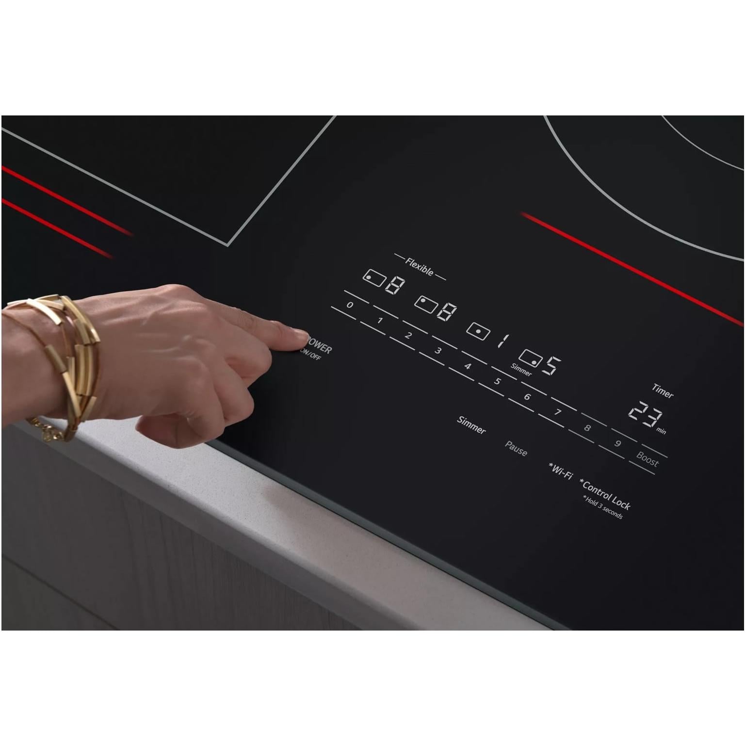 LG 30-inch Built-In Induction Cooktop with UltraHeat™ CBIH3017BE IMAGE 4