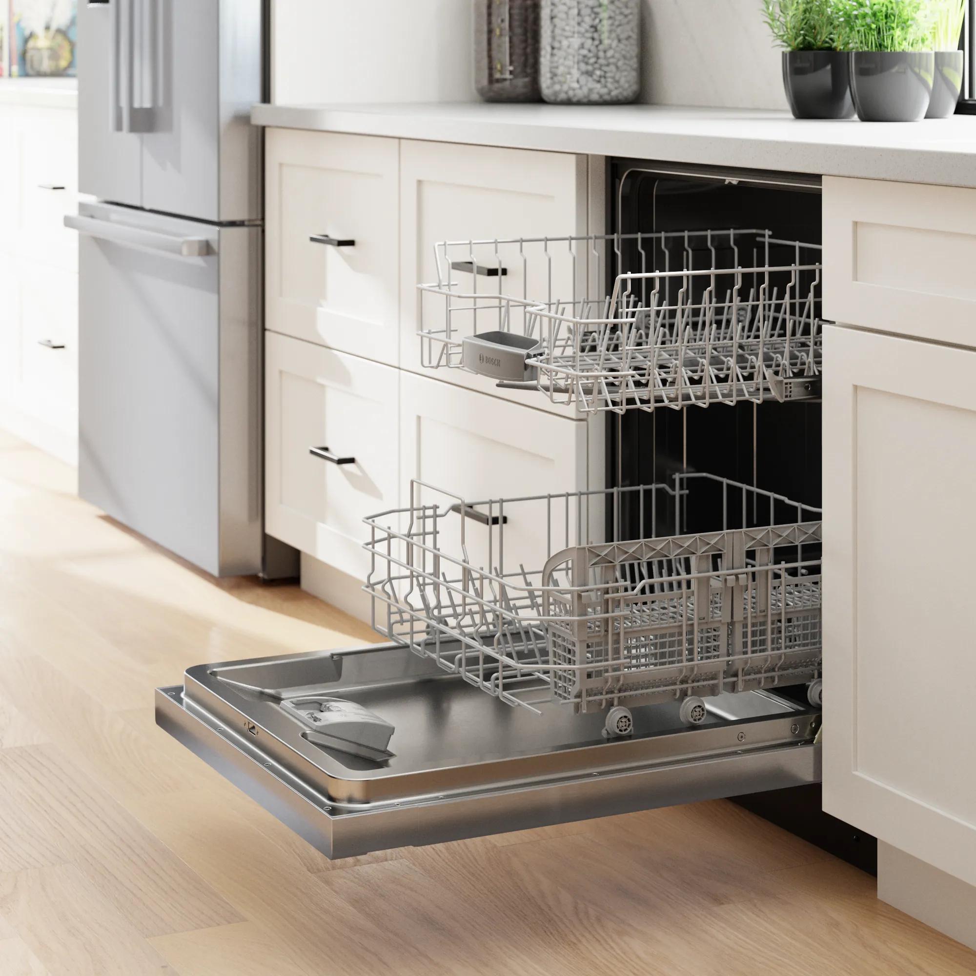 Bosch 24-inch 300 Series Dishwasher with anti-fingerprint SHE41CM5N IMAGE 12