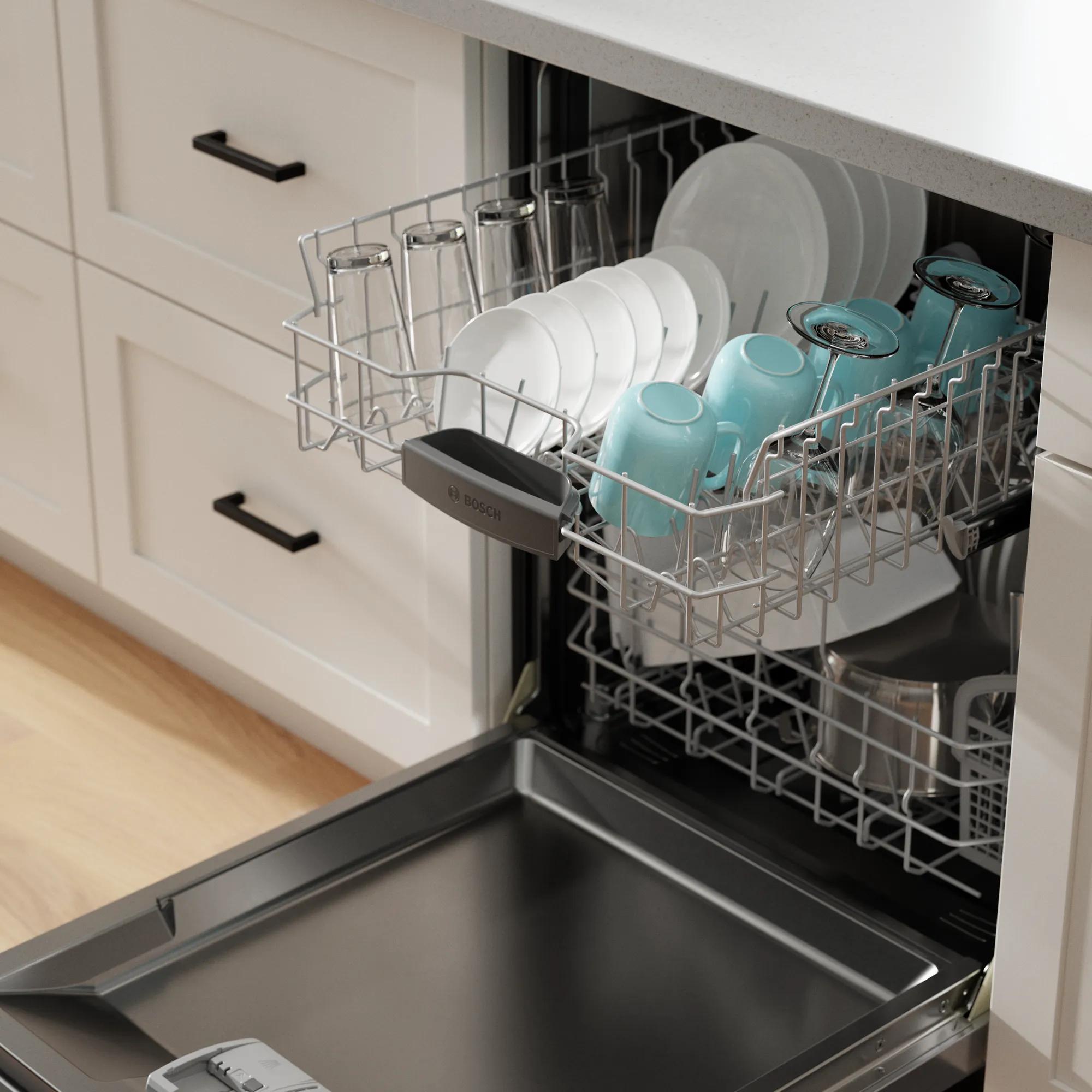 Bosch 24-inch 300 Series Dishwasher with anti-fingerprint SHE41CM5N IMAGE 14