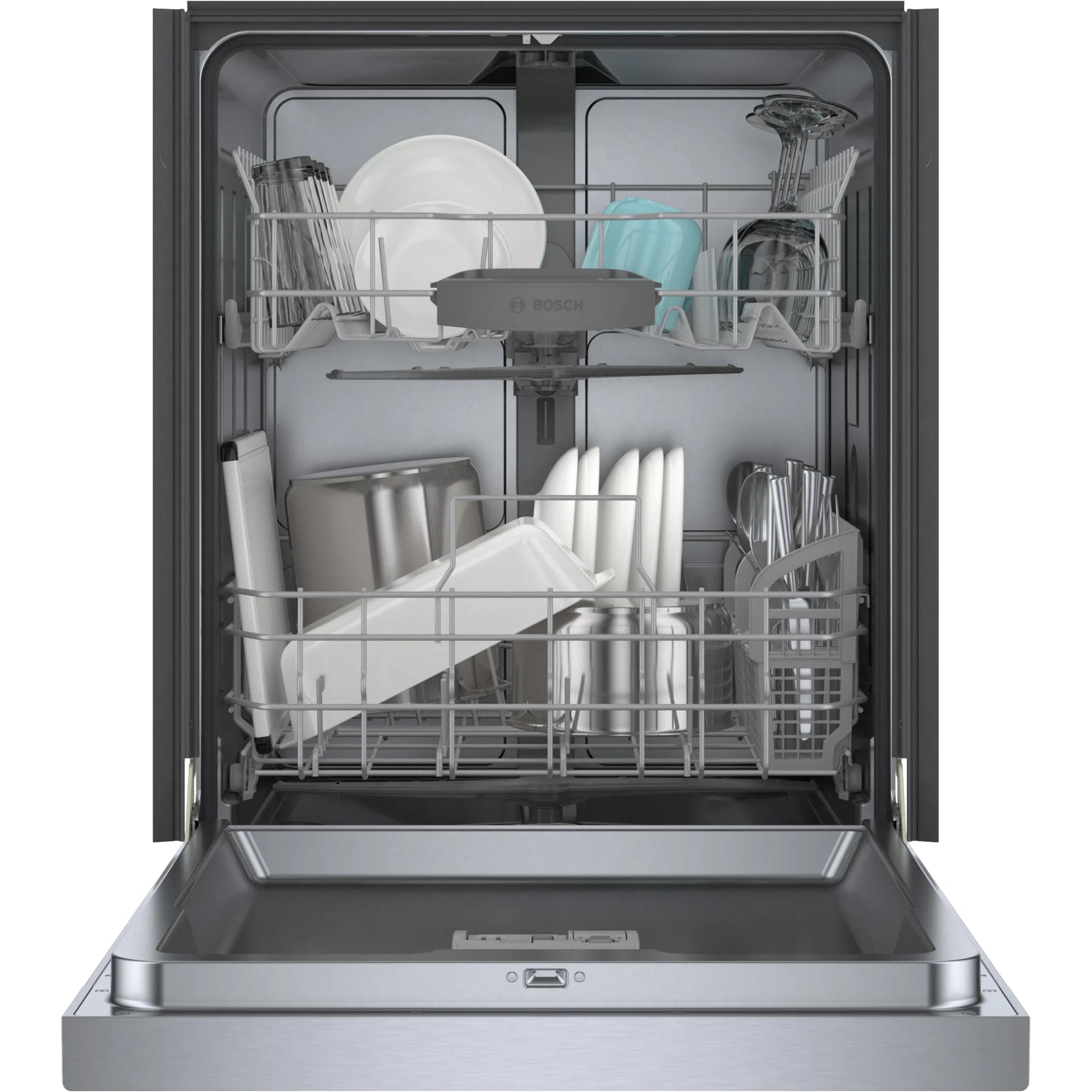 Bosch 24-inch 300 Series Dishwasher with anti-fingerprint SHE41CM5N IMAGE 4