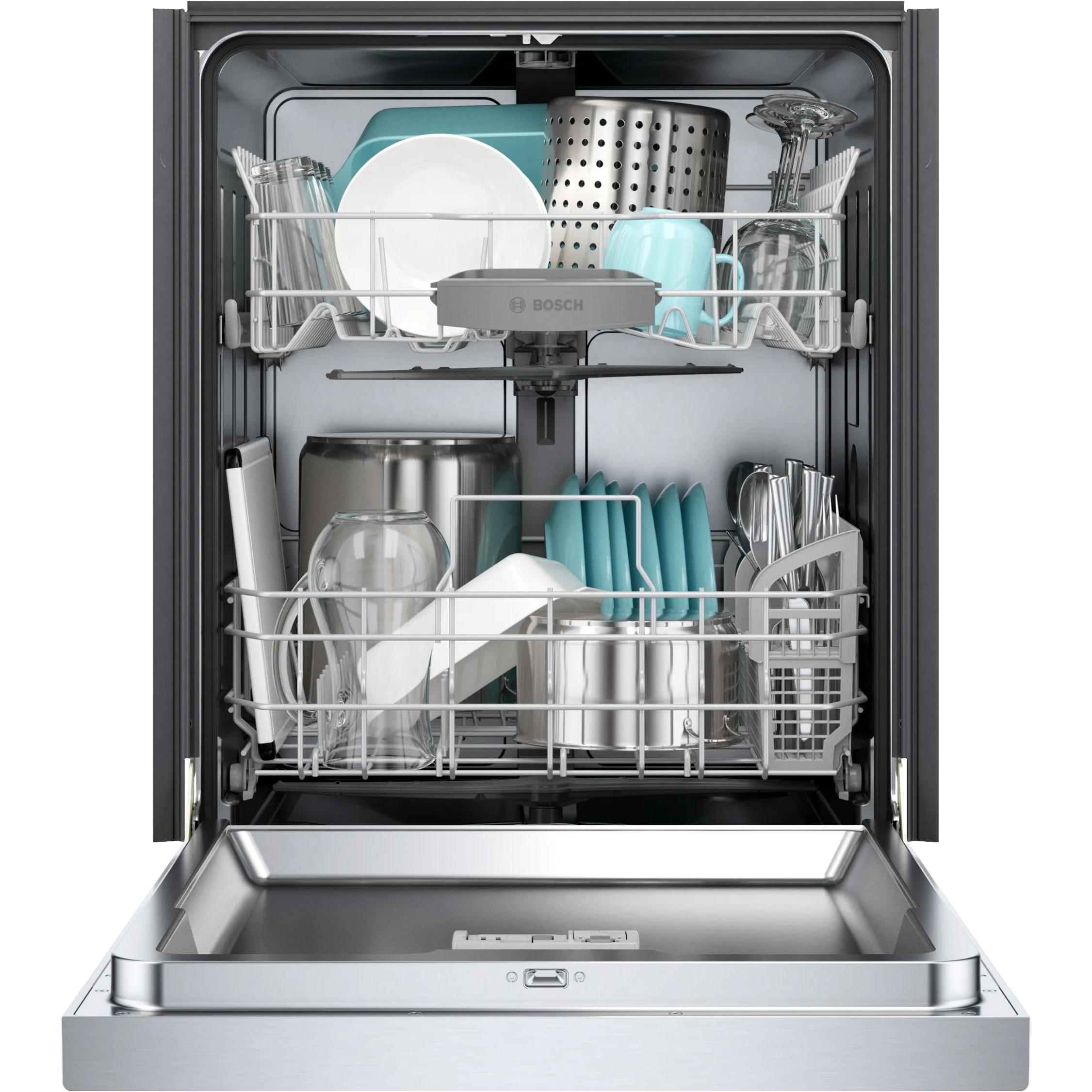 Bosch 24-inch 300 Series Dishwasher with anti-fingerprint SHE41CM5N IMAGE 5