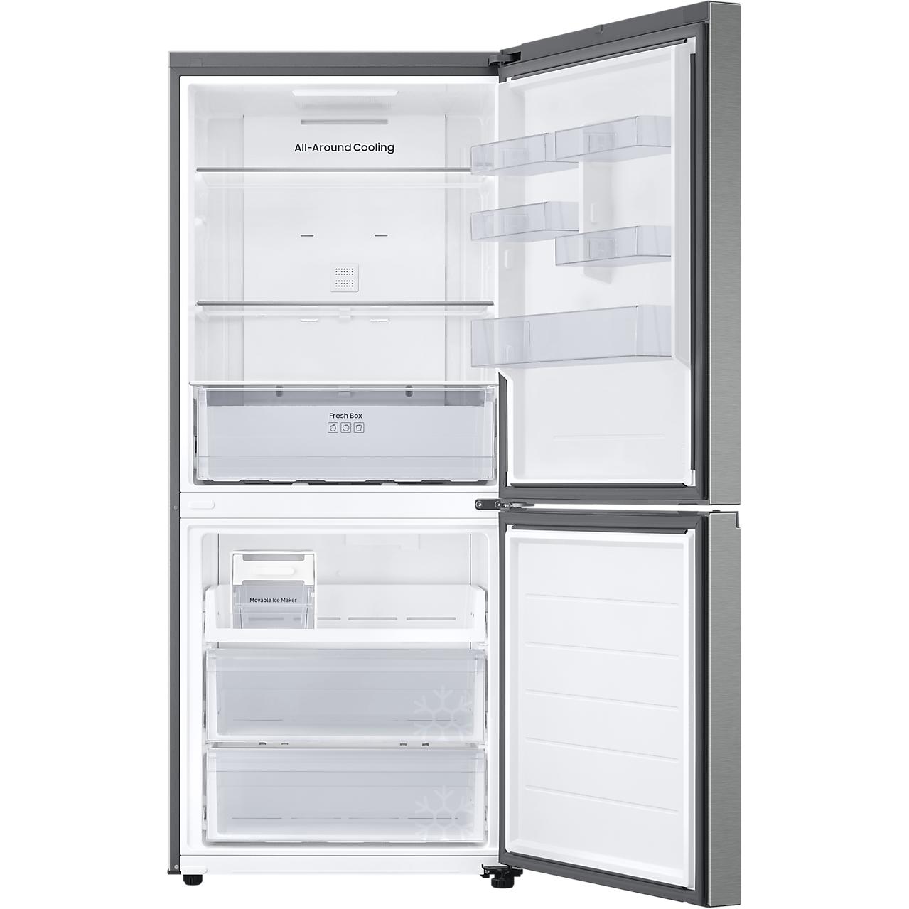 Samsung 30-inch 16 cu. ft. Counter-Depth Bottom Freezer Refrigerator with Digital Inverter Compression RB16DG6000SL/AA IMAGE 3