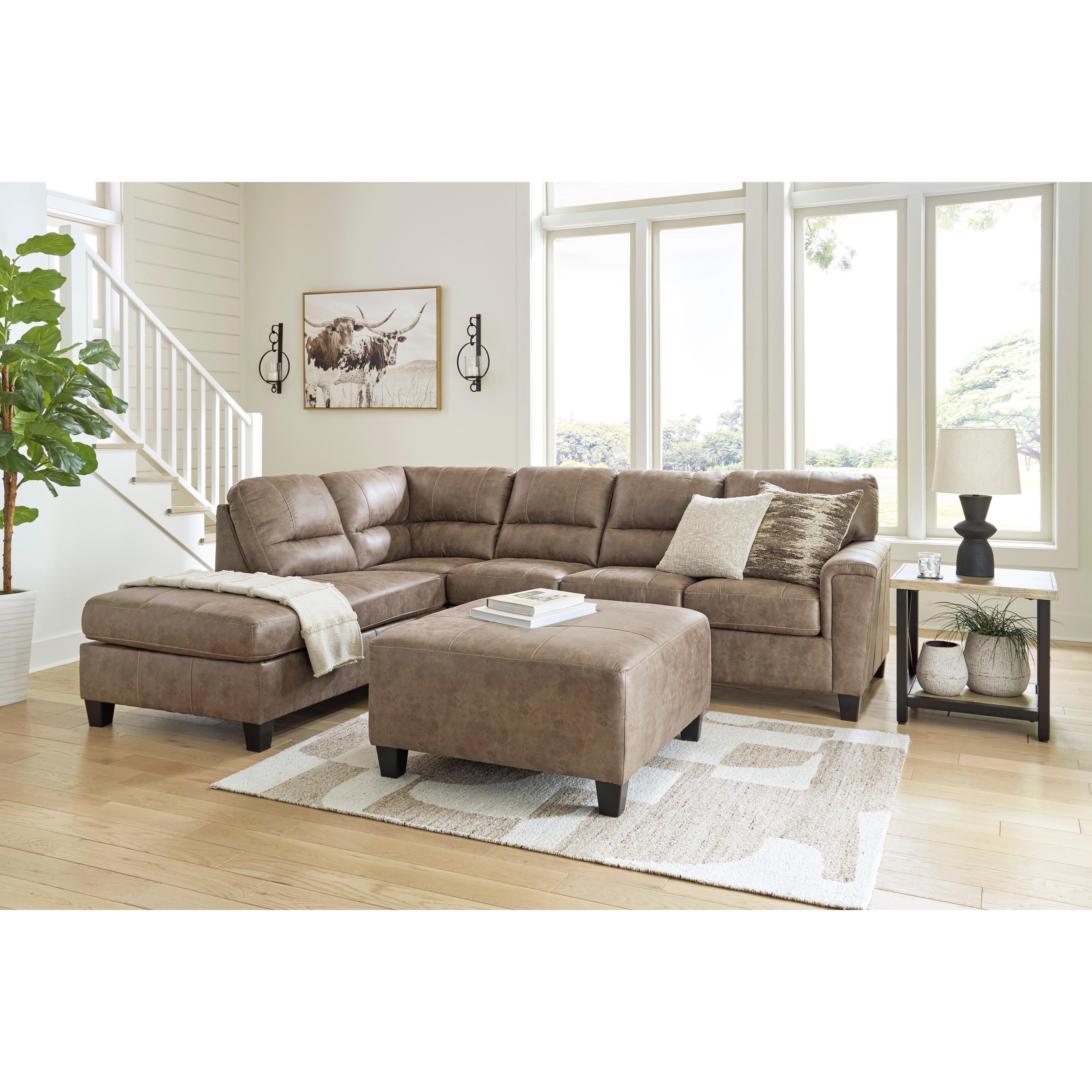 Signature Design by Ashley Navi 94004S1 2 pc Sectional Sofa Chaise IMAGE 10