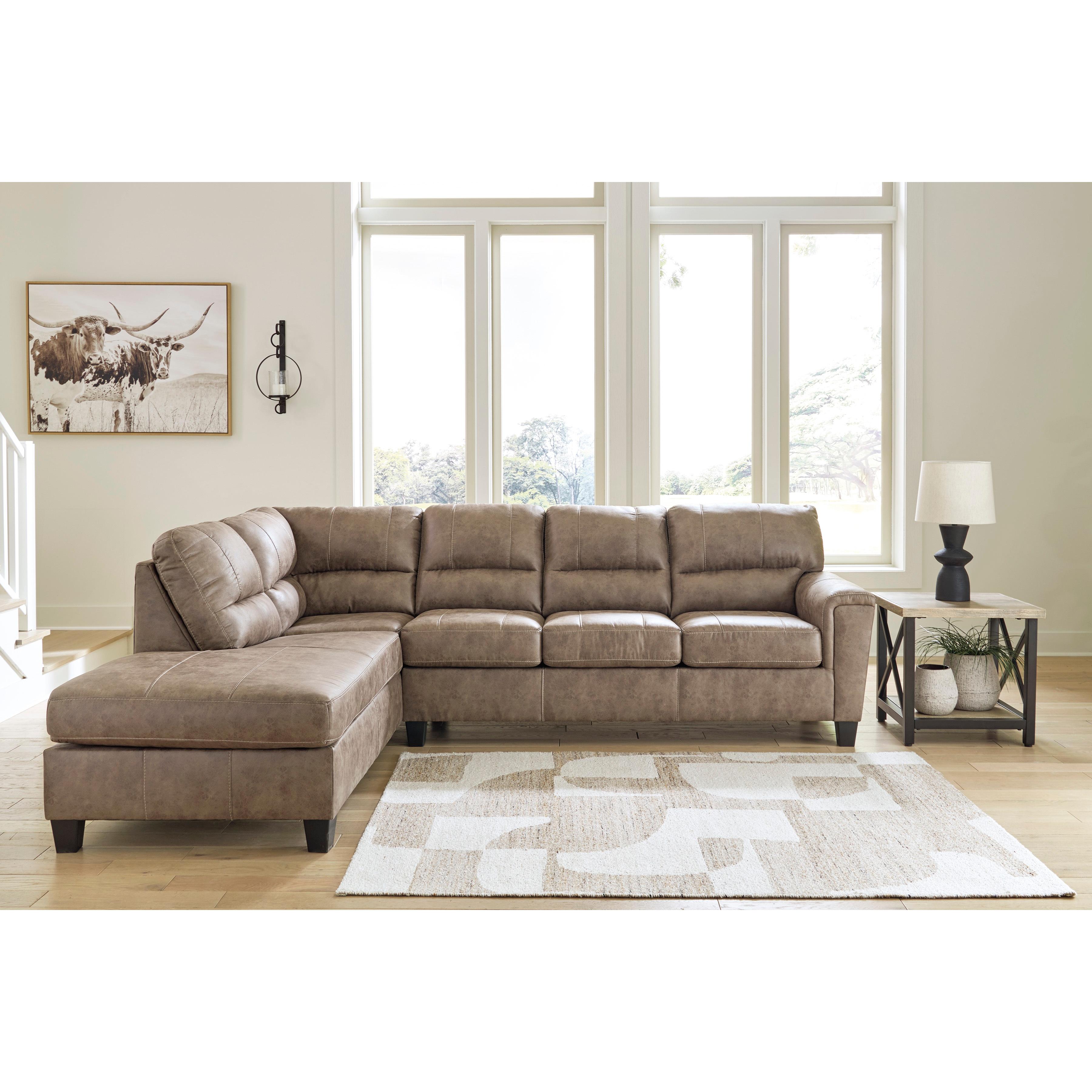 Signature Design by Ashley Navi Leather Look 2 pc Sectional 9400416/9400467 IMAGE 4