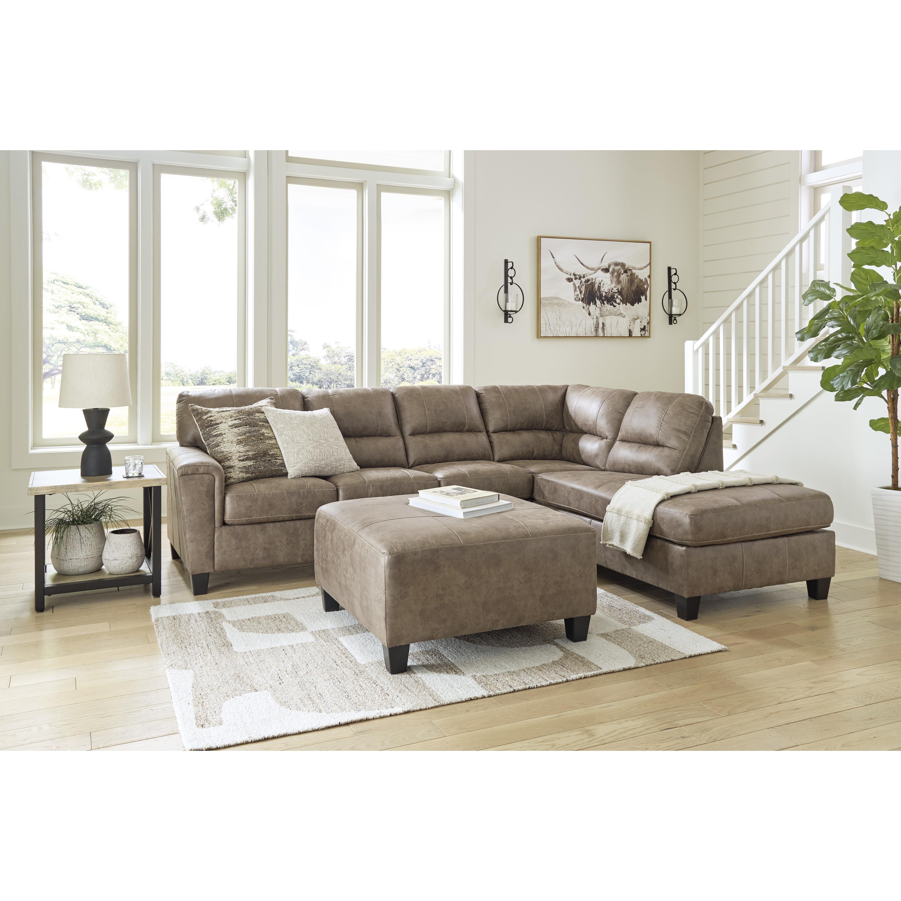 Signature Design by Ashley Navi 94004S2 2 pc Sectional Sofa Chaise IMAGE 10