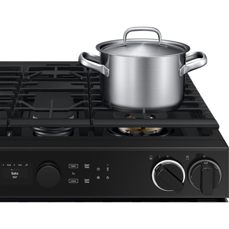 Samsung 30-inch Slide-in Gas Range with Wi-Fi NSY6DG8550SRAC IMAGE 11