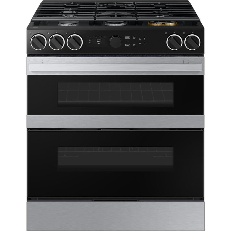 Samsung 30-inch Slide-in Gas Range with Wi-Fi NSY6DG8550SRAC IMAGE 3