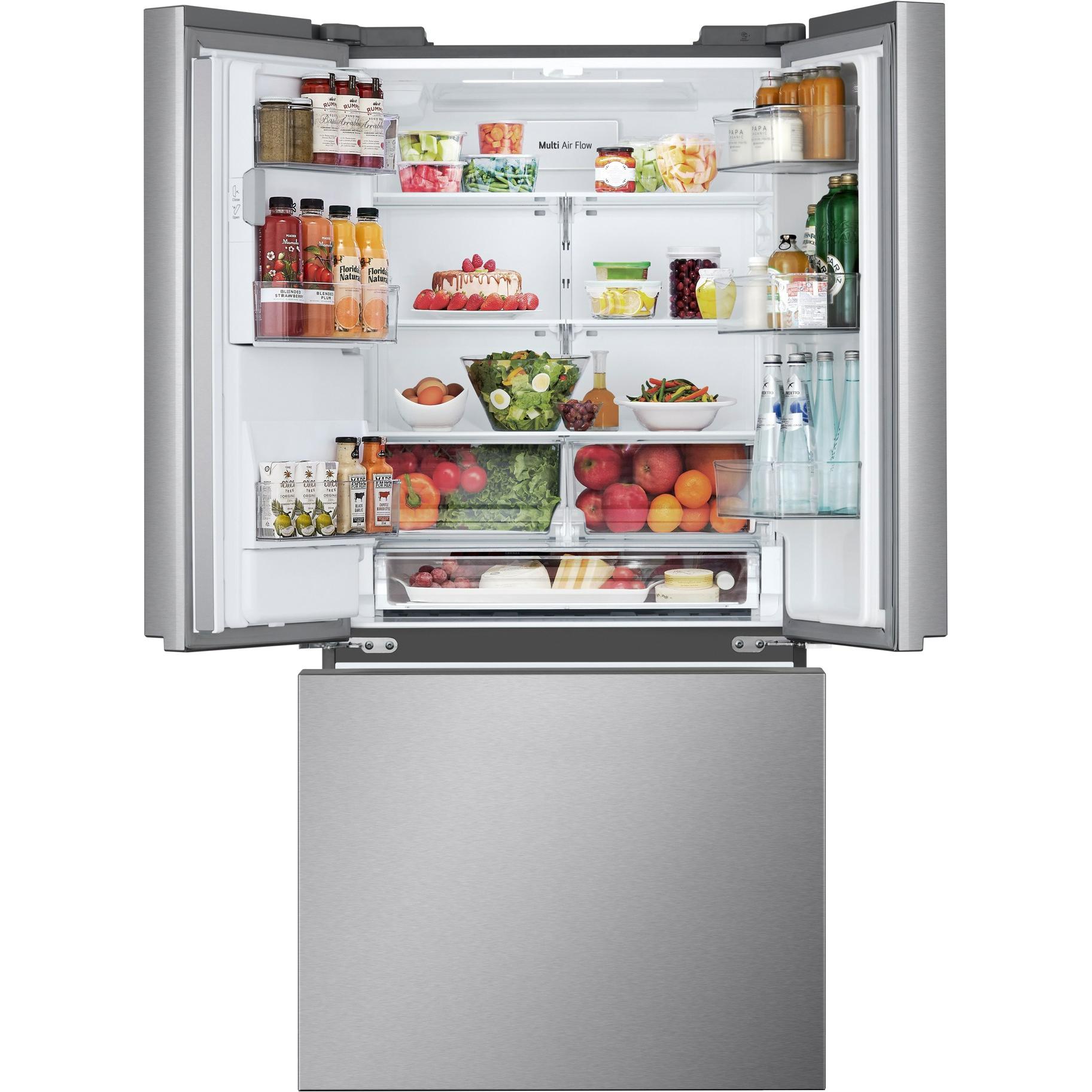 LG 33-inch 24.5 cu. ft. 3-door french door refrigerator LF25S6330S IMAGE 3