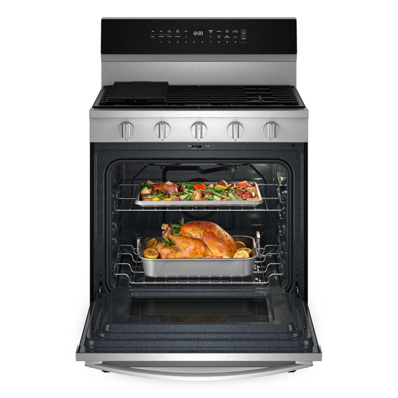 Whirlpool 30-inch Freestanding Gas Range with Air Fry Technology WFGS7530RZ IMAGE 2